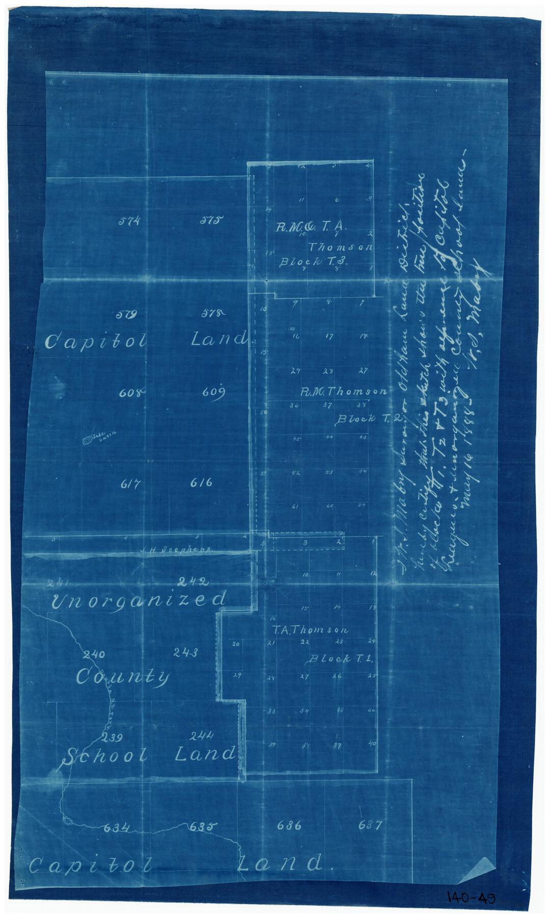 90995, [Blocks T1, T2, and T3], Twichell Survey Records