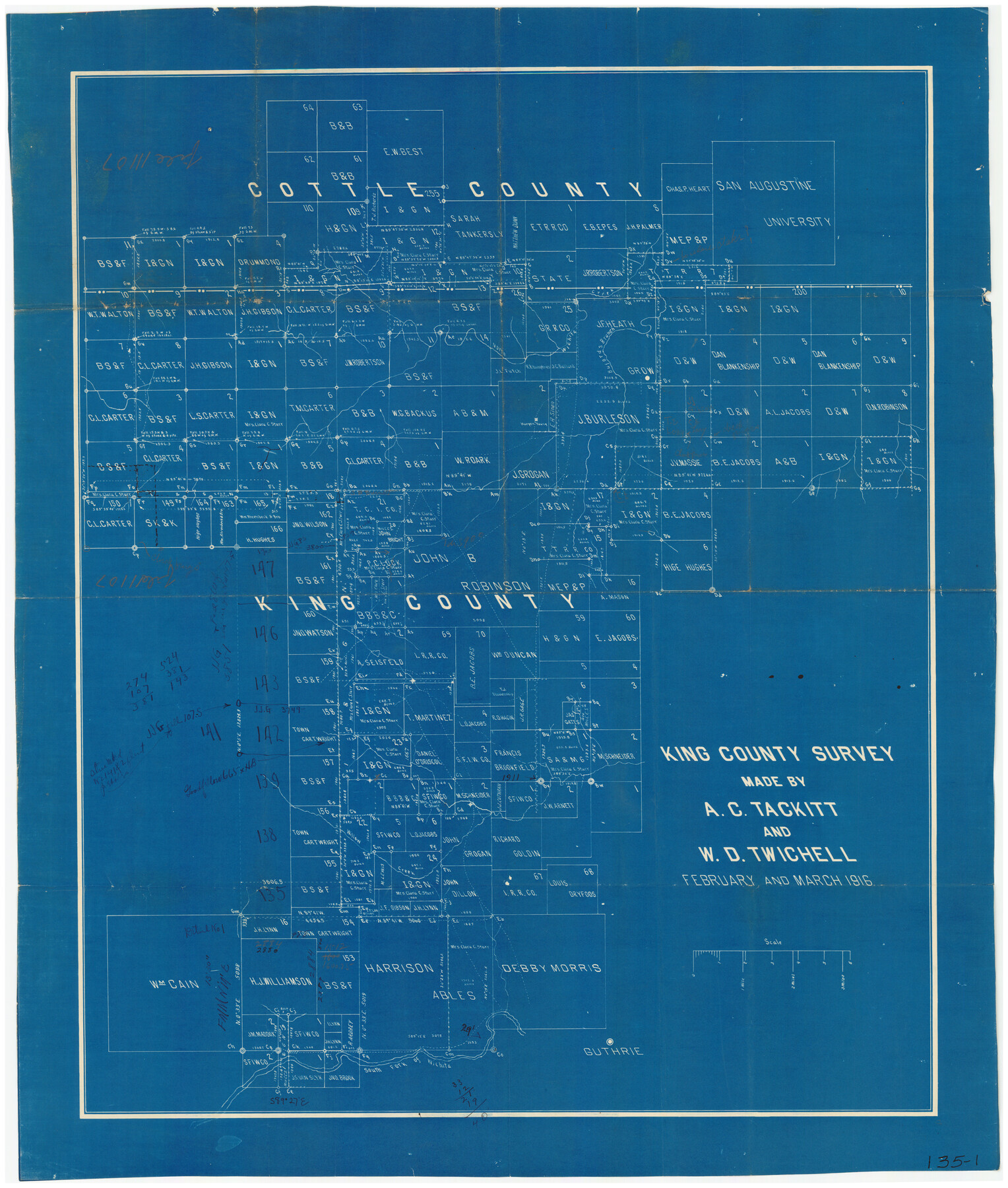 91020, King County Survey, Twichell Survey Records