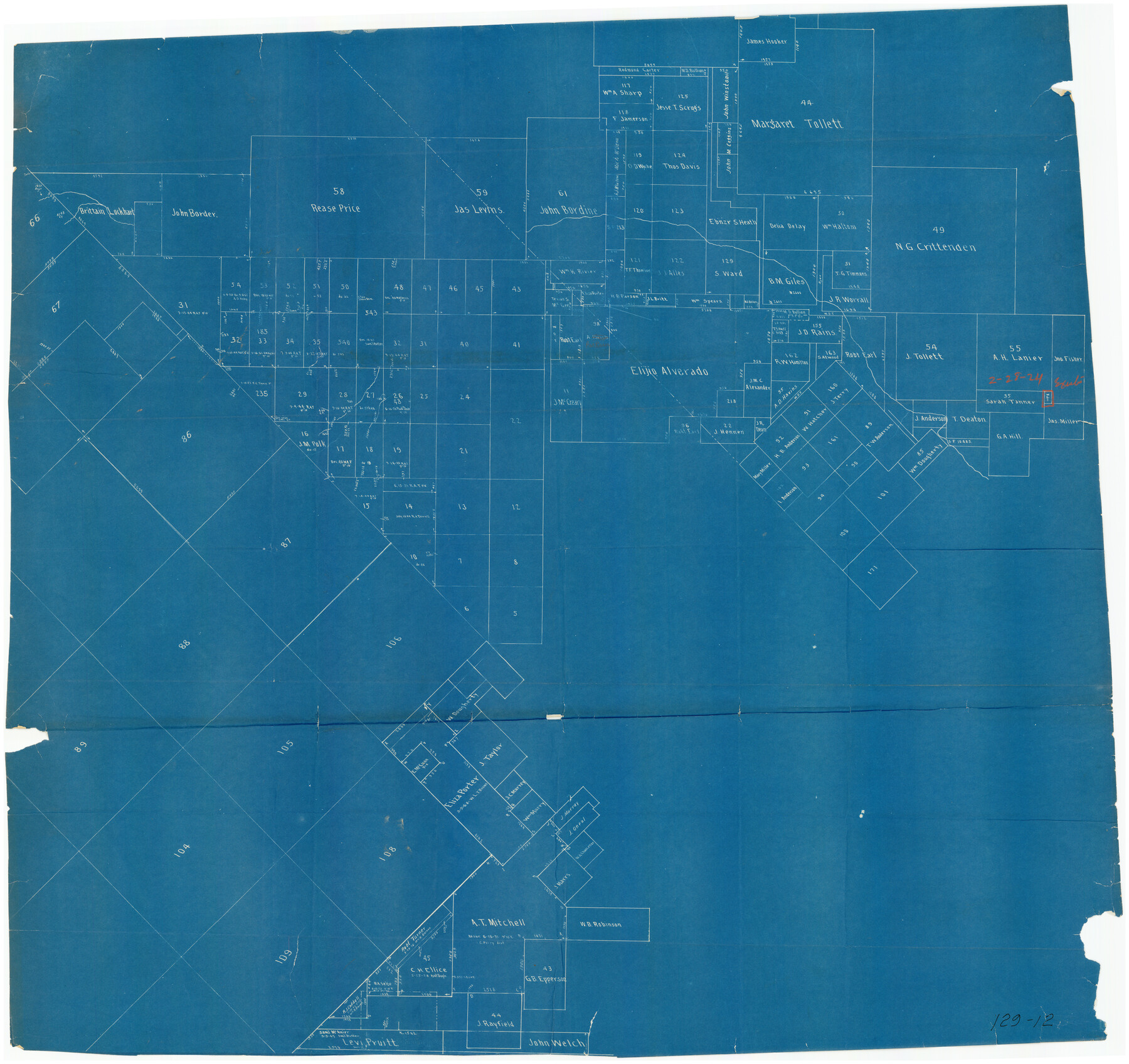 91028, [Northeast Portion of Kaufman County], Twichell Survey Records