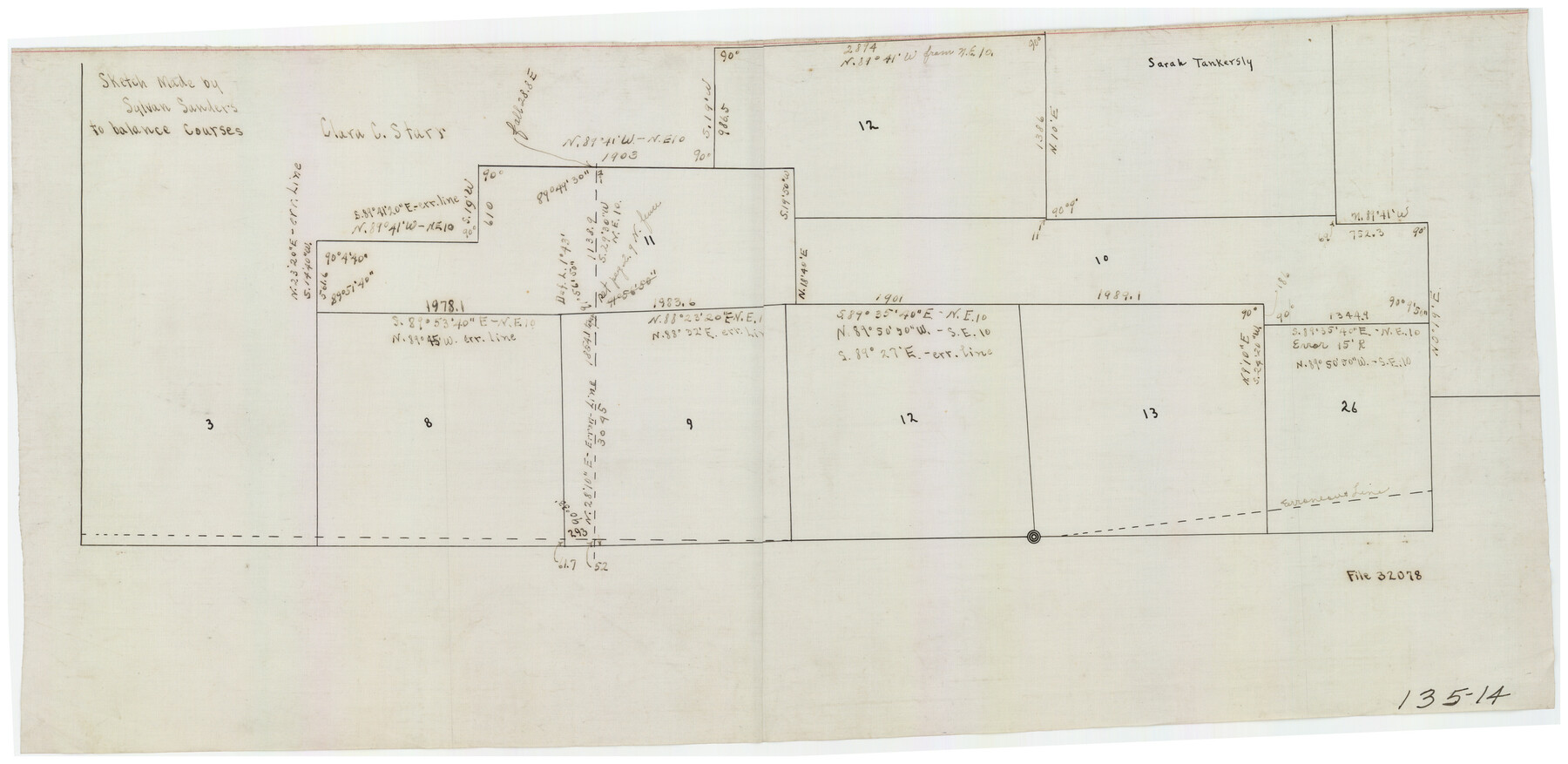 91047, [I. & G. N, Sections 8-13], Twichell Survey Records