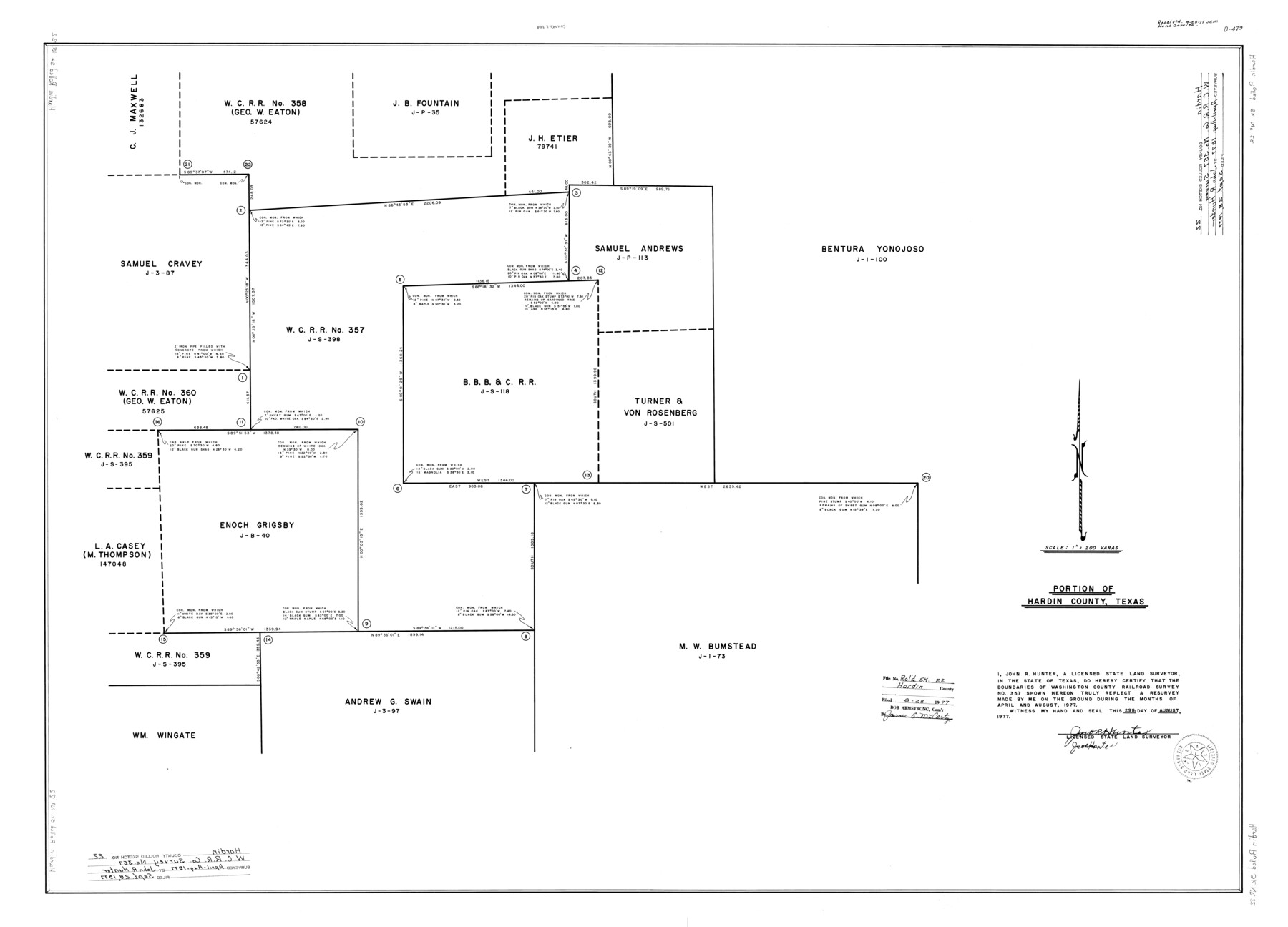 9110, Hardin County Rolled Sketch 22, General Map Collection