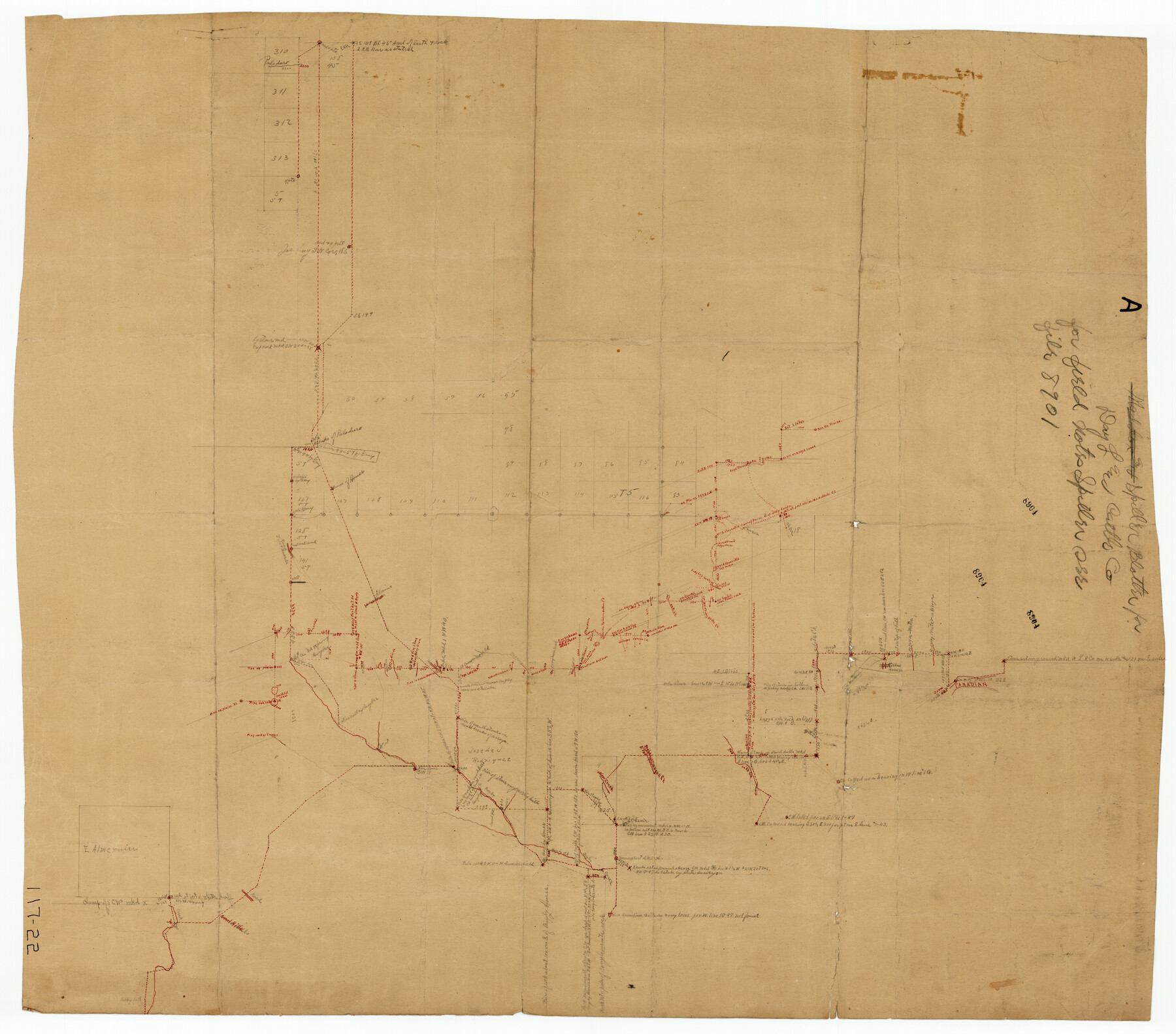 91145, [T. & N. O. RR. Block T5], Twichell Survey Records