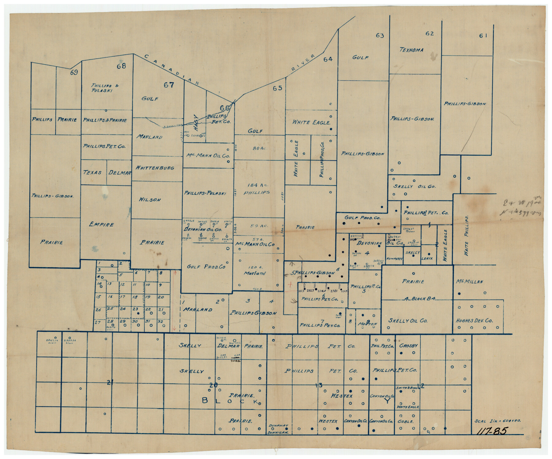 91177, [Block Y and vicinity], Twichell Survey Records