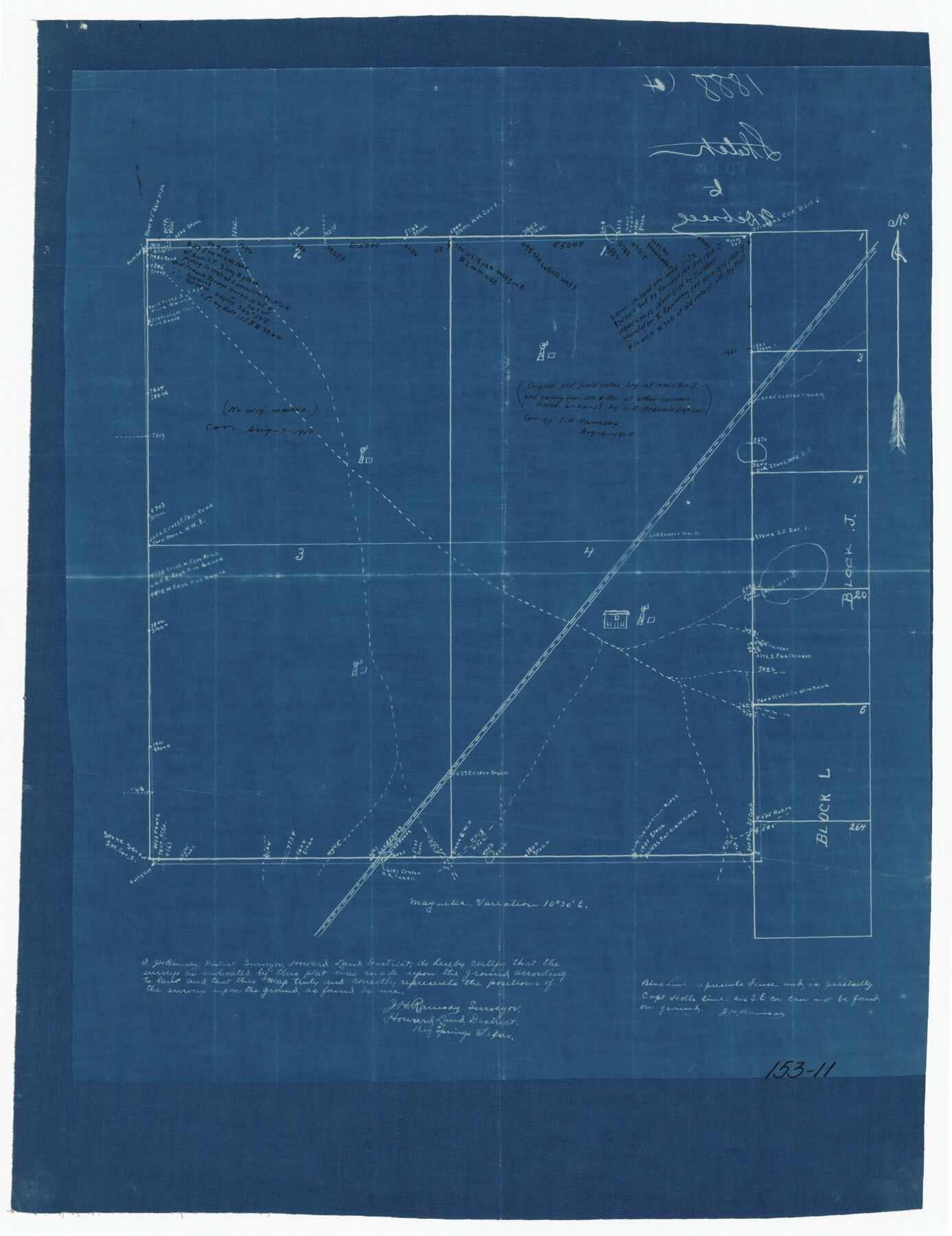 91277, [Blocks J, L, and Wilson County School Land], Twichell Survey Records