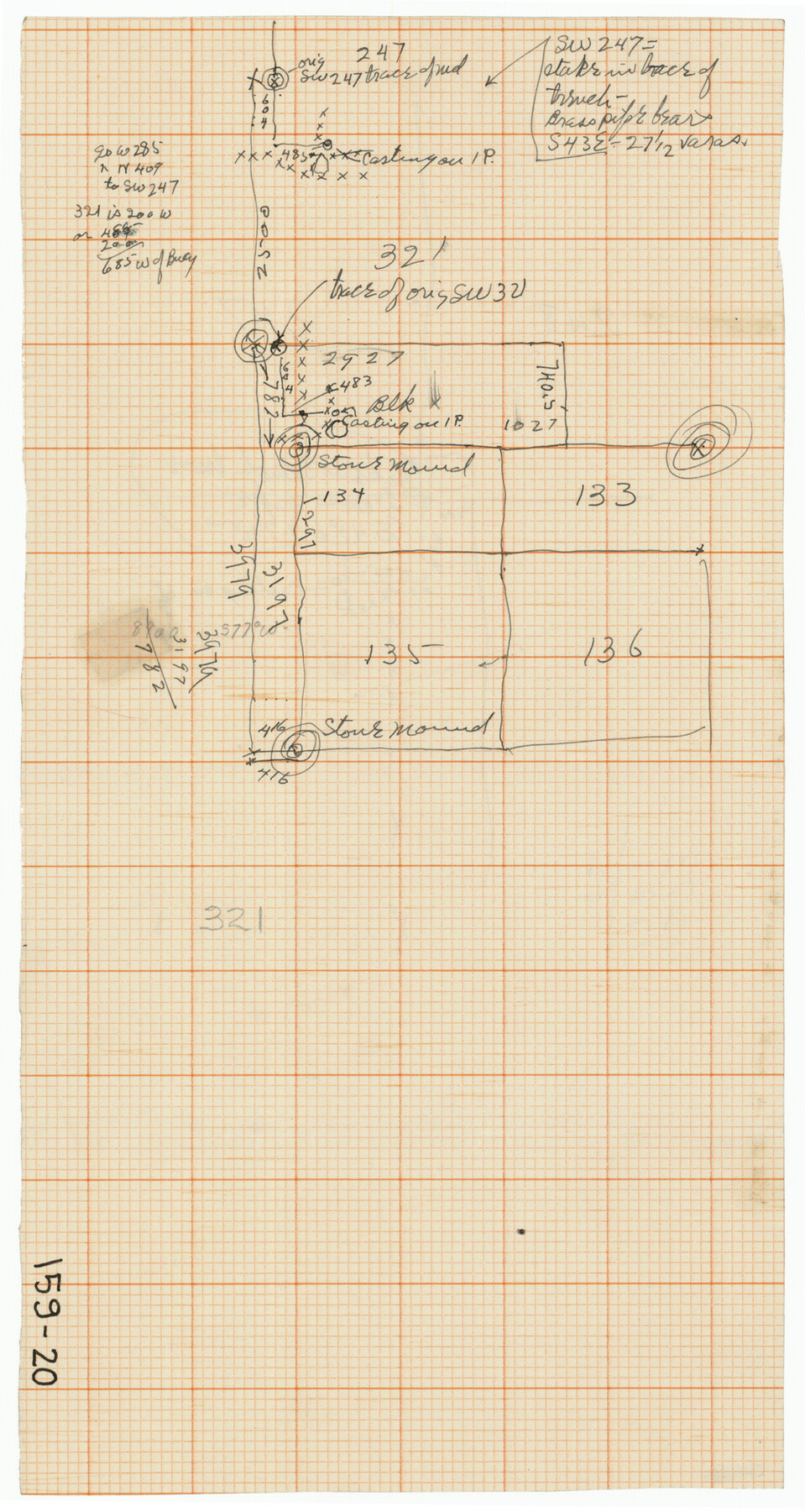 91290, [Leagues 247, 320, and 321], Twichell Survey Records