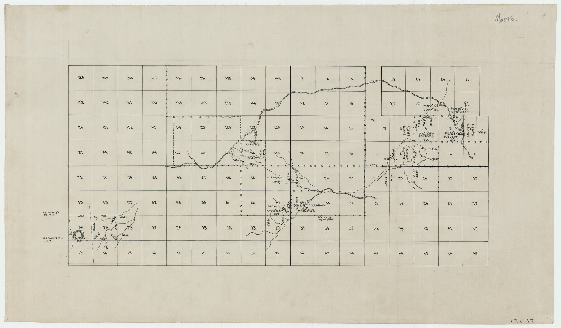 91410, [Blocks 44 and 6T], Twichell Survey Records