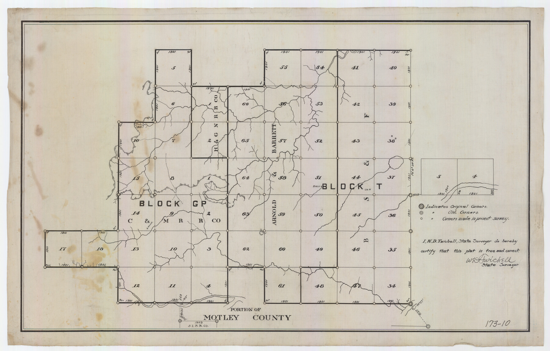 91501, [Portion of Motley County], Twichell Survey Records