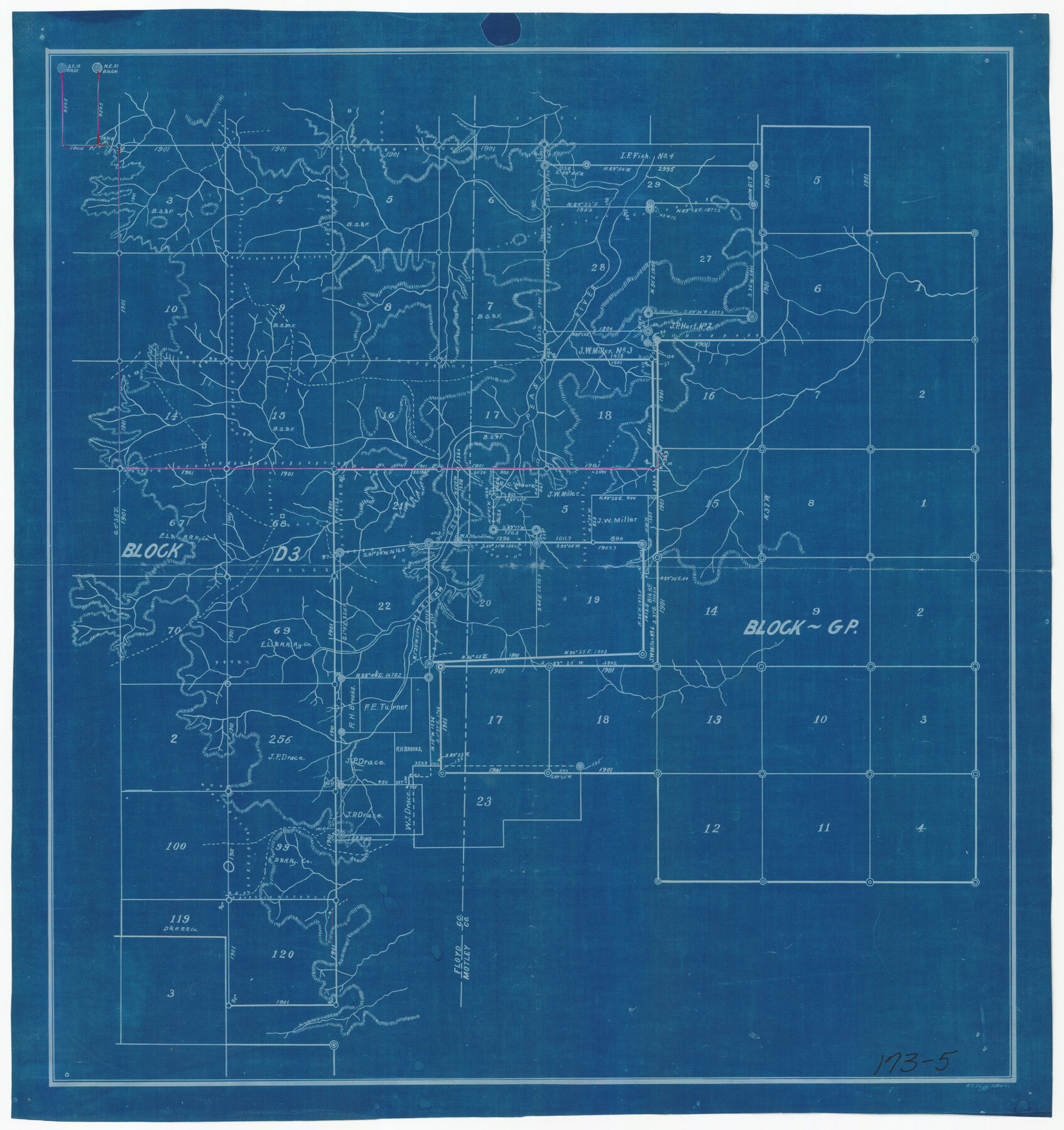 91505, [Blocks D3 and GP], Twichell Survey Records