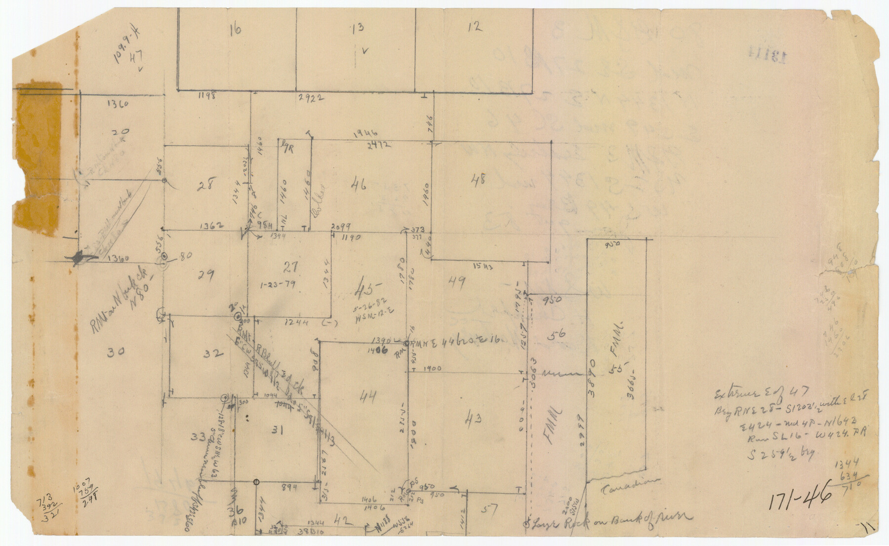 91512, [Blocks B12 and 6T], Twichell Survey Records