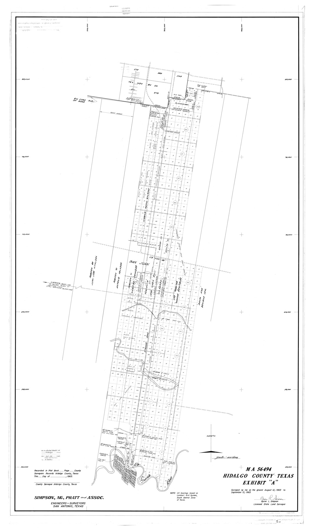 9169, Hidalgo County Rolled Sketch 14, General Map Collection