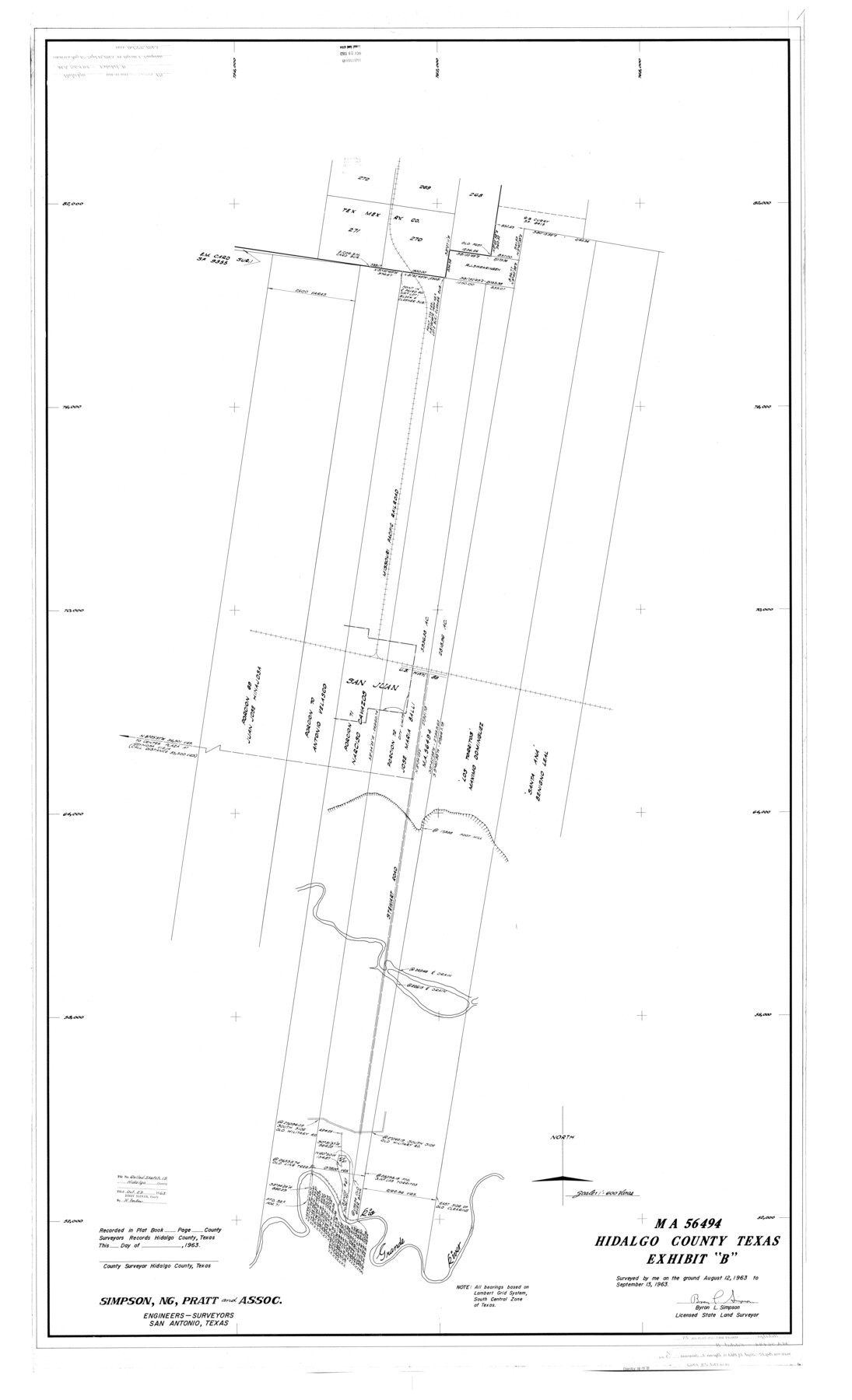 9170, Hidalgo County Rolled Sketch 15, General Map Collection