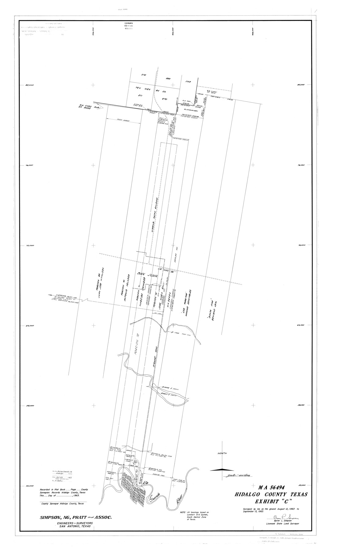 9171, Hidalgo County Rolled Sketch 16, General Map Collection