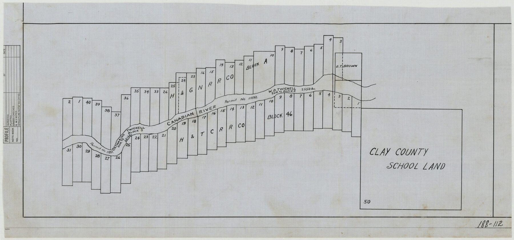 91777, H&TC 46, H&GN A, Twichell Survey Records