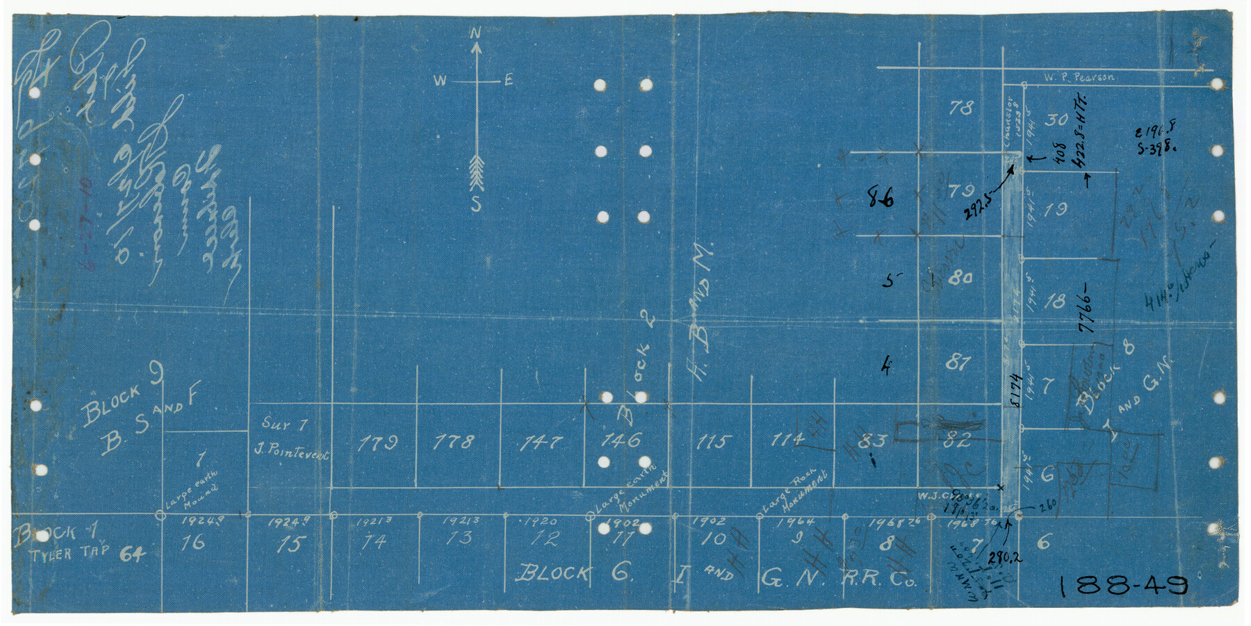 91794, [A. B. & M. Block 2], Twichell Survey Records