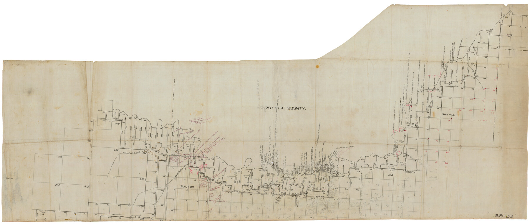 91819, [Blocks M19, M3 & M20], Twichell Survey Records