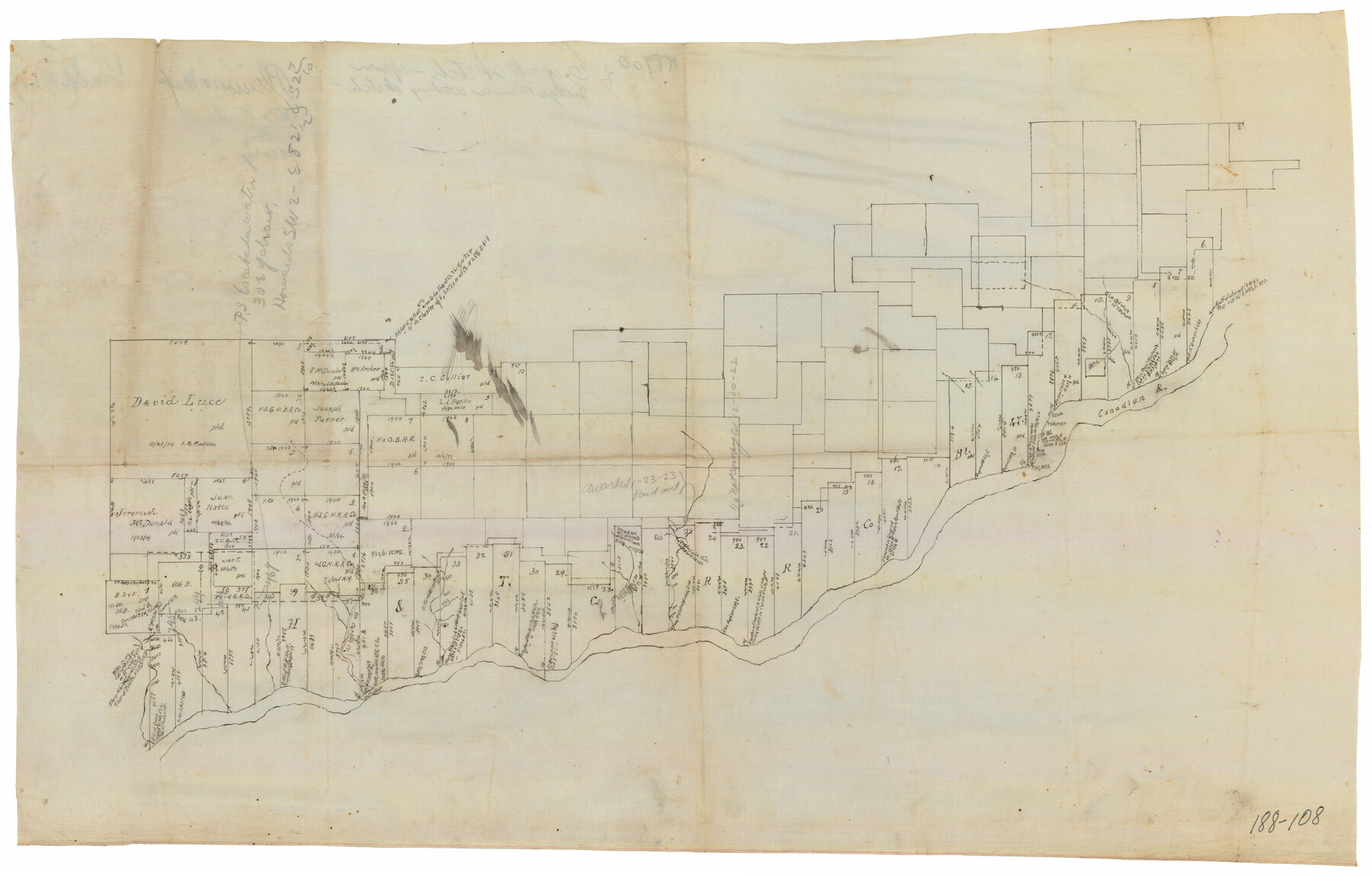 91833, [H. & T. C. Block 47], Twichell Survey Records