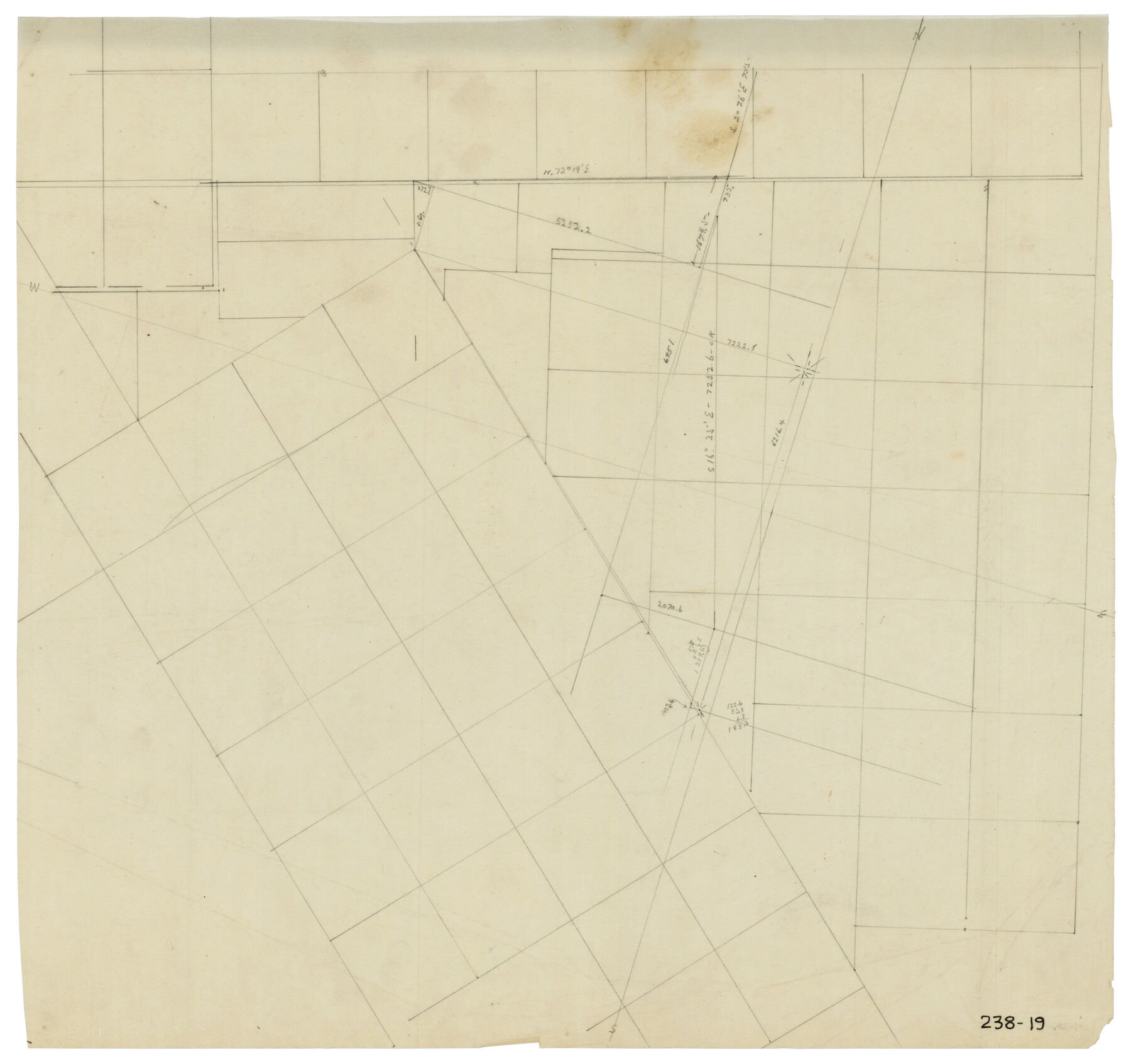 91852, [Gunter & Munson, Maddox Bros. & Anderson Block F] / [PSL Block B19], Twichell Survey Records