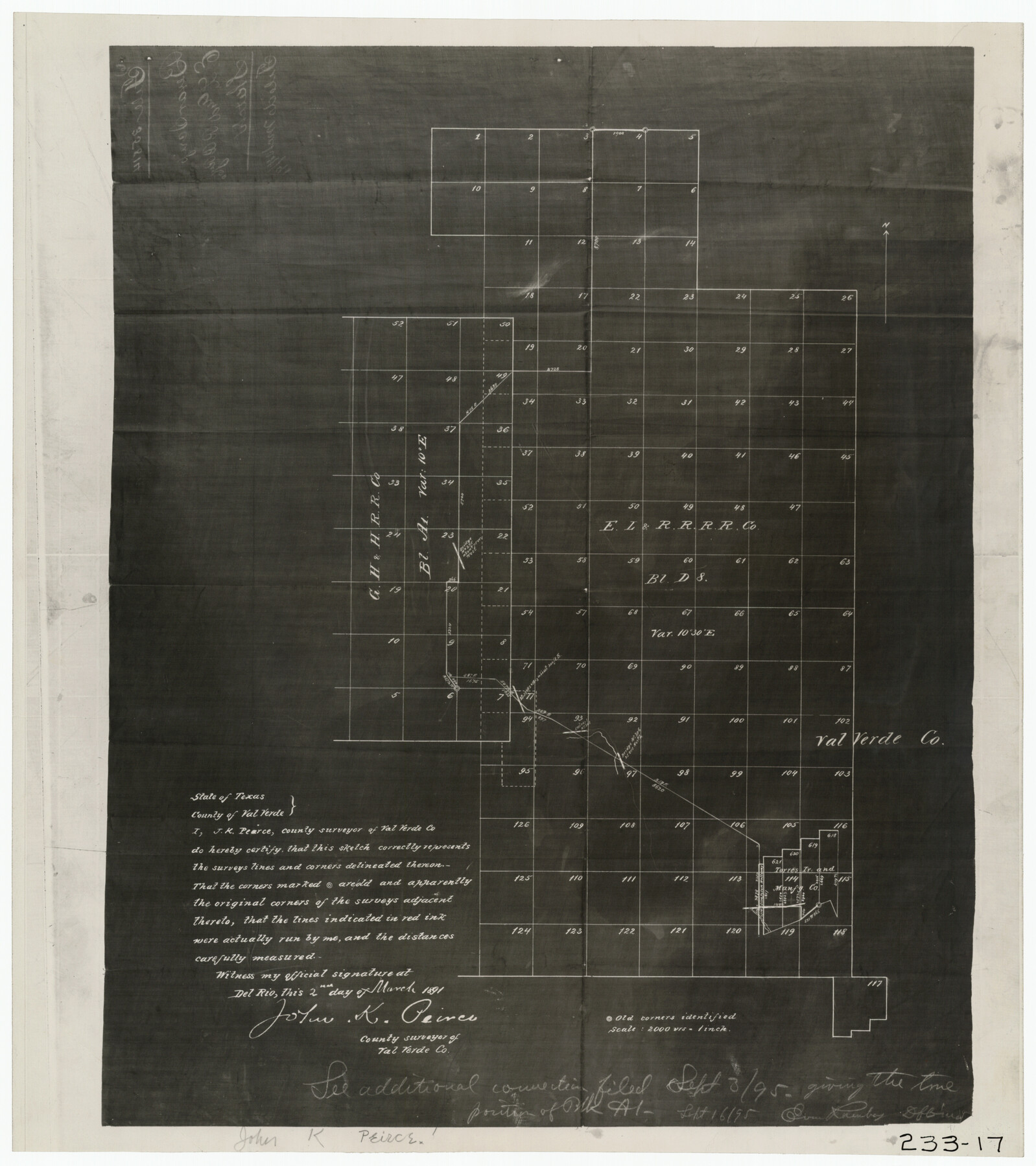 91863, [E. L. & R. R. RR. Co. Block D8 and vicinity], Twichell Survey Records