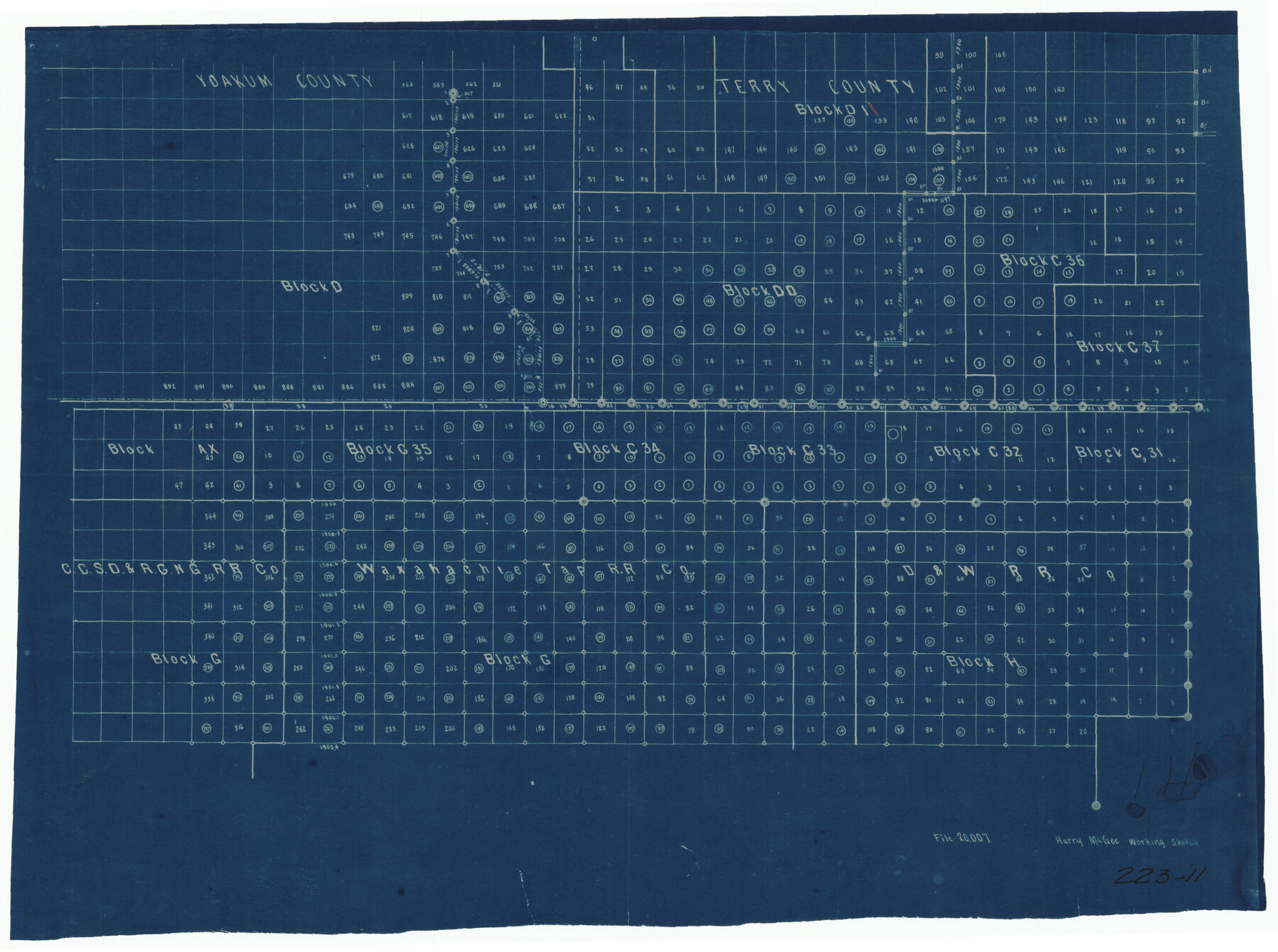 91870, [Blocks C31-C37, D, D1, DD and vicinity], Twichell Survey Records