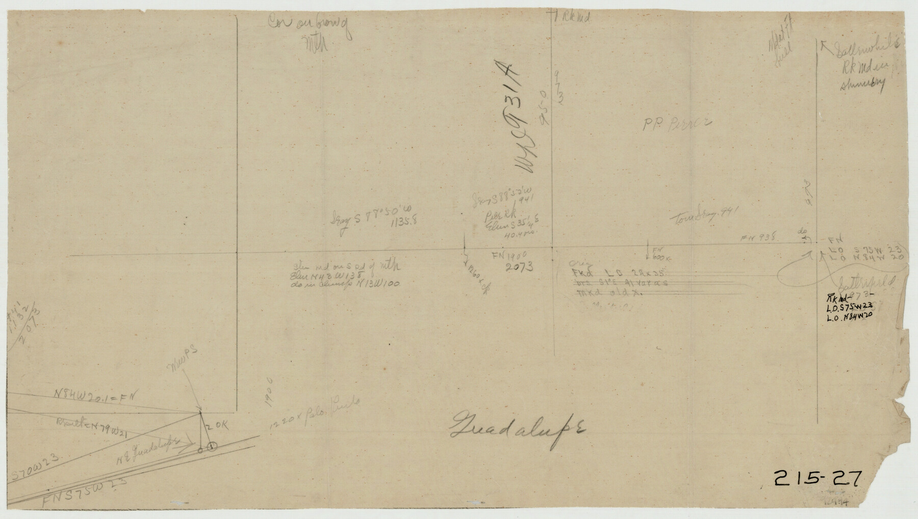 91907, [Guadalupe College], Twichell Survey Records