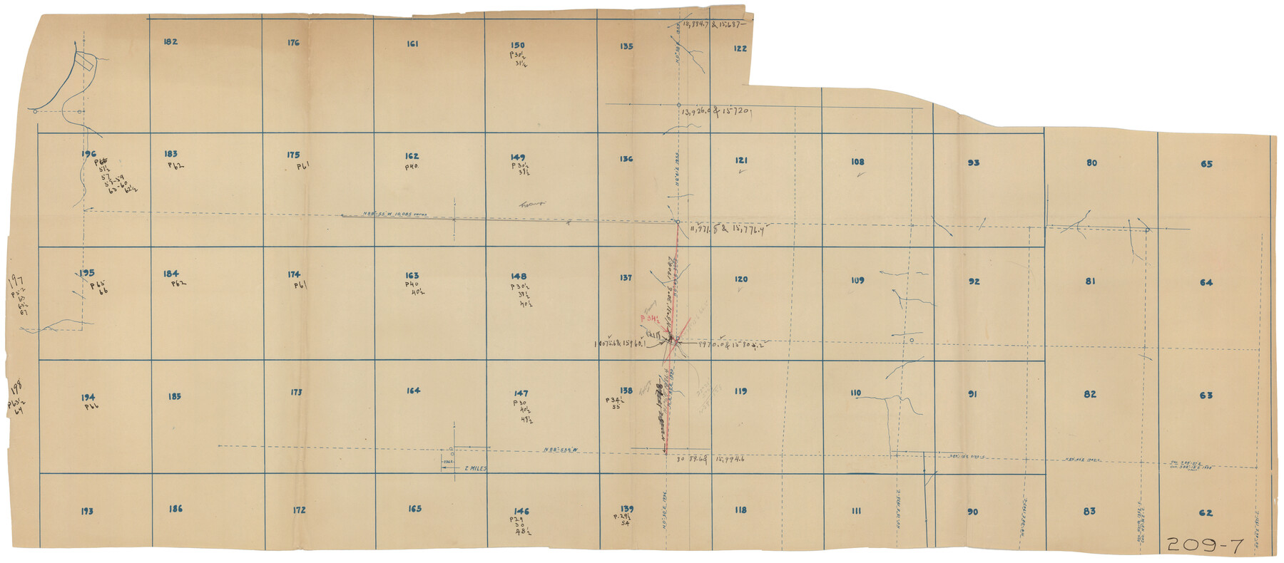 91920, [Part of Eastern Texas RR. Co. Block 1], Twichell Survey Records