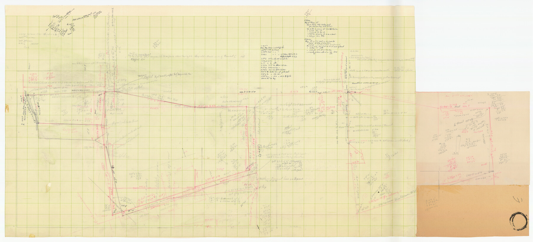 91959, [Mrs. May Vinson Survey], Twichell Survey Records