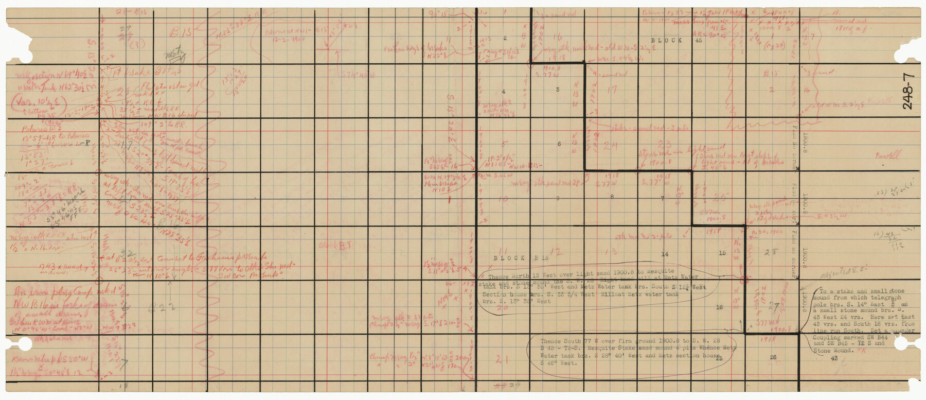 91980, [Blocks B15, B8, B22], Twichell Survey Records