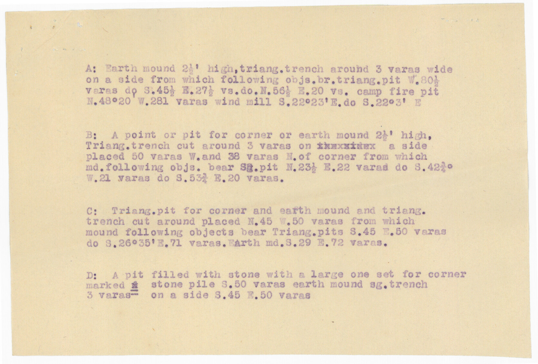 92010, [Notes and map showing Public School Land Block K between Yoakum and Terry Counties], Twichell Survey Records