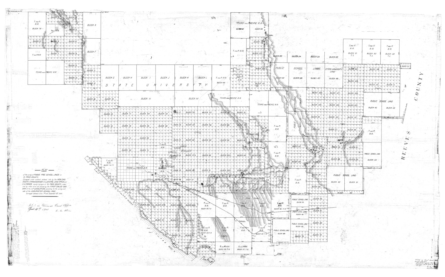 9207, Hudspeth County Rolled Sketch 23, General Map Collection