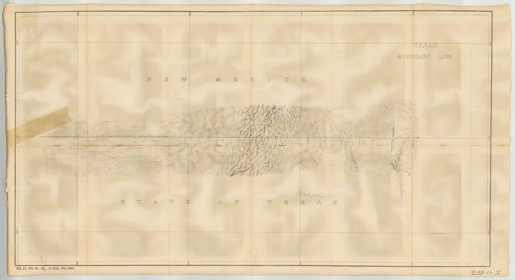 92078, Texas Boundary Line, Twichell Survey Records