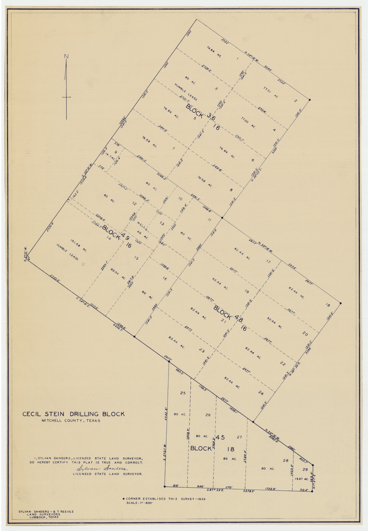 92281, Cecil Stein Drilling Block, Twichell Survey Records