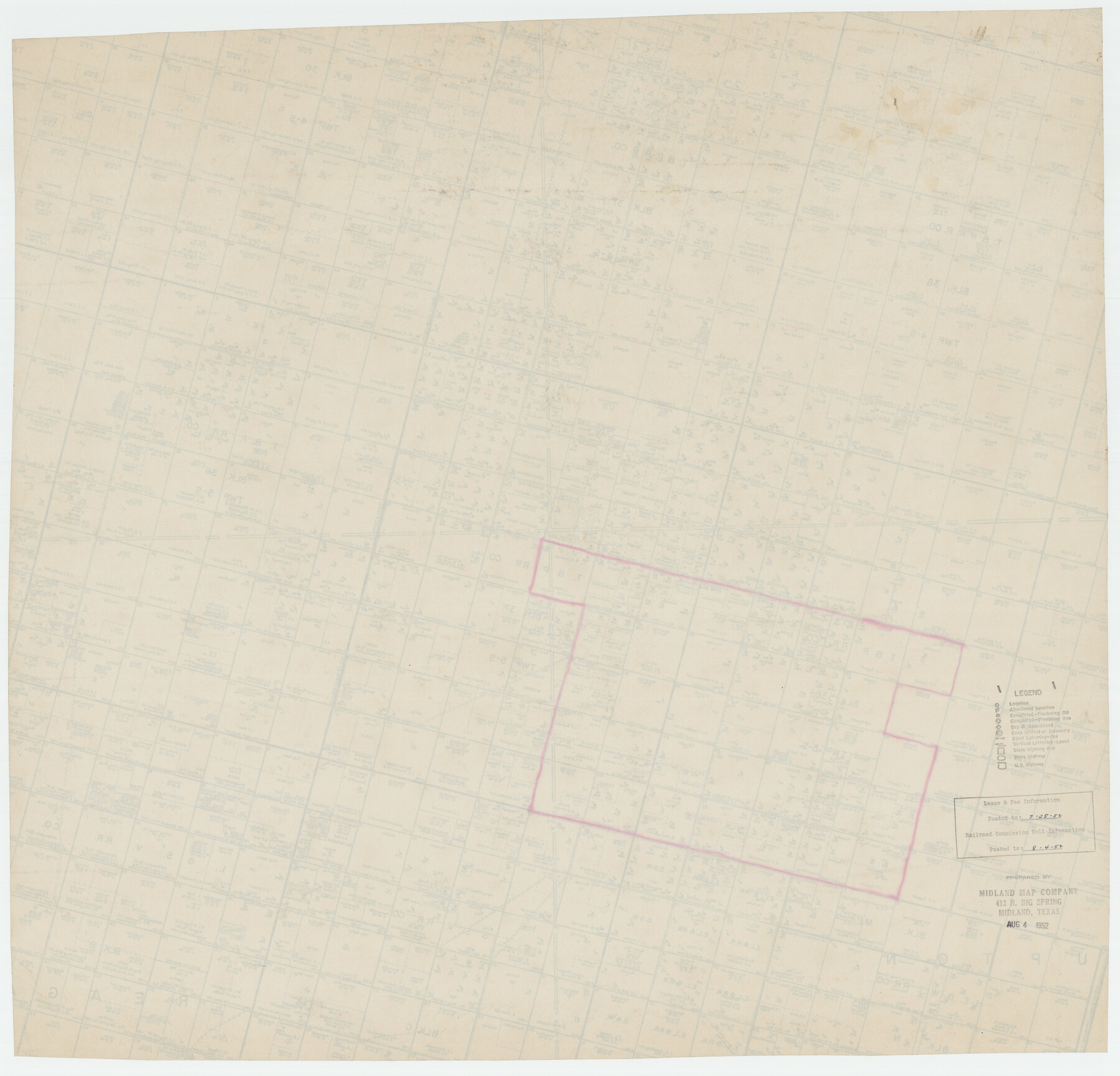 92292, [Township 5-S, Blocks 36, 37 & 38], Twichell Survey Records