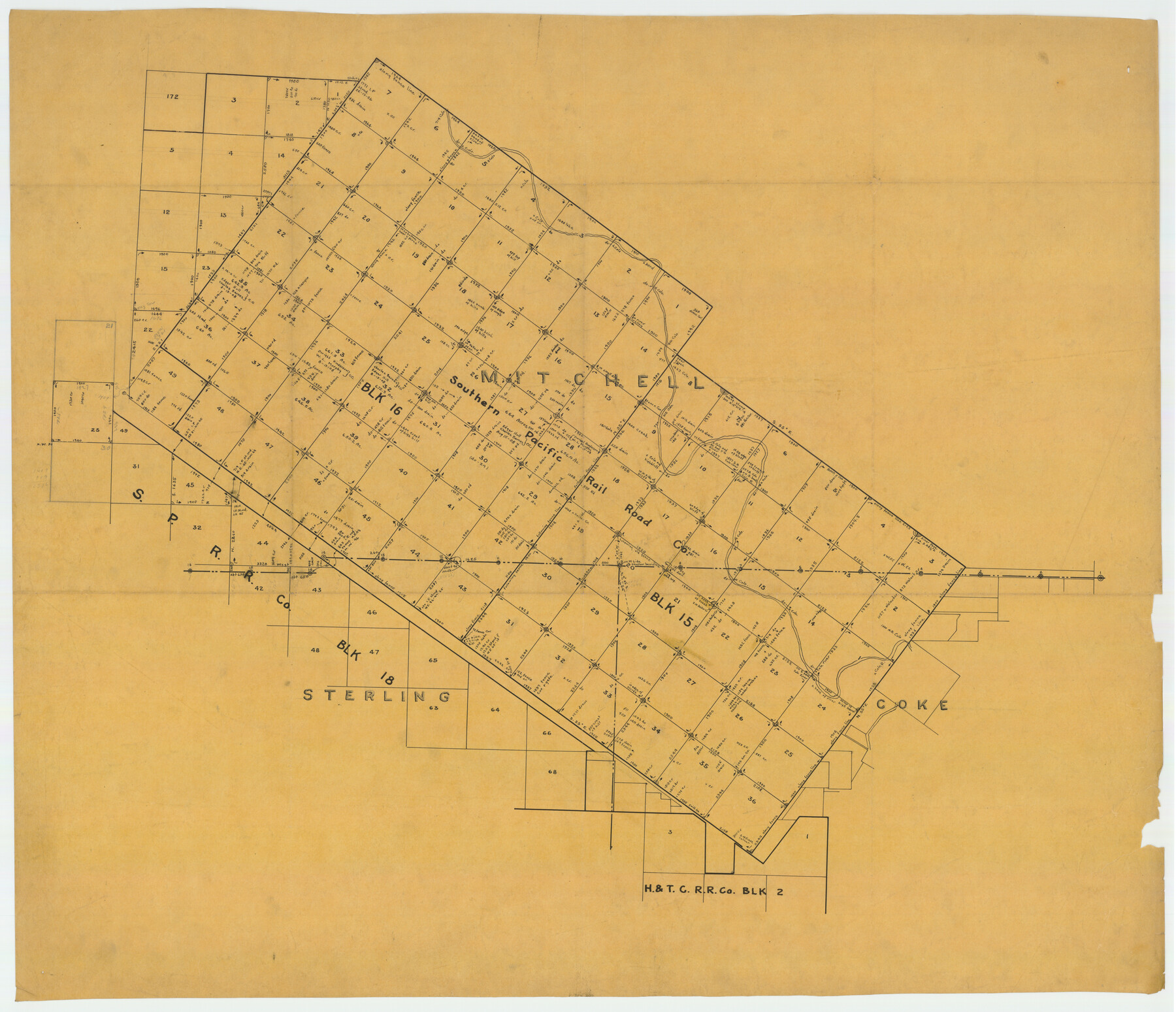 92355, [S.P.R.R.Co. Blocks 15 &16], Twichell Survey Records