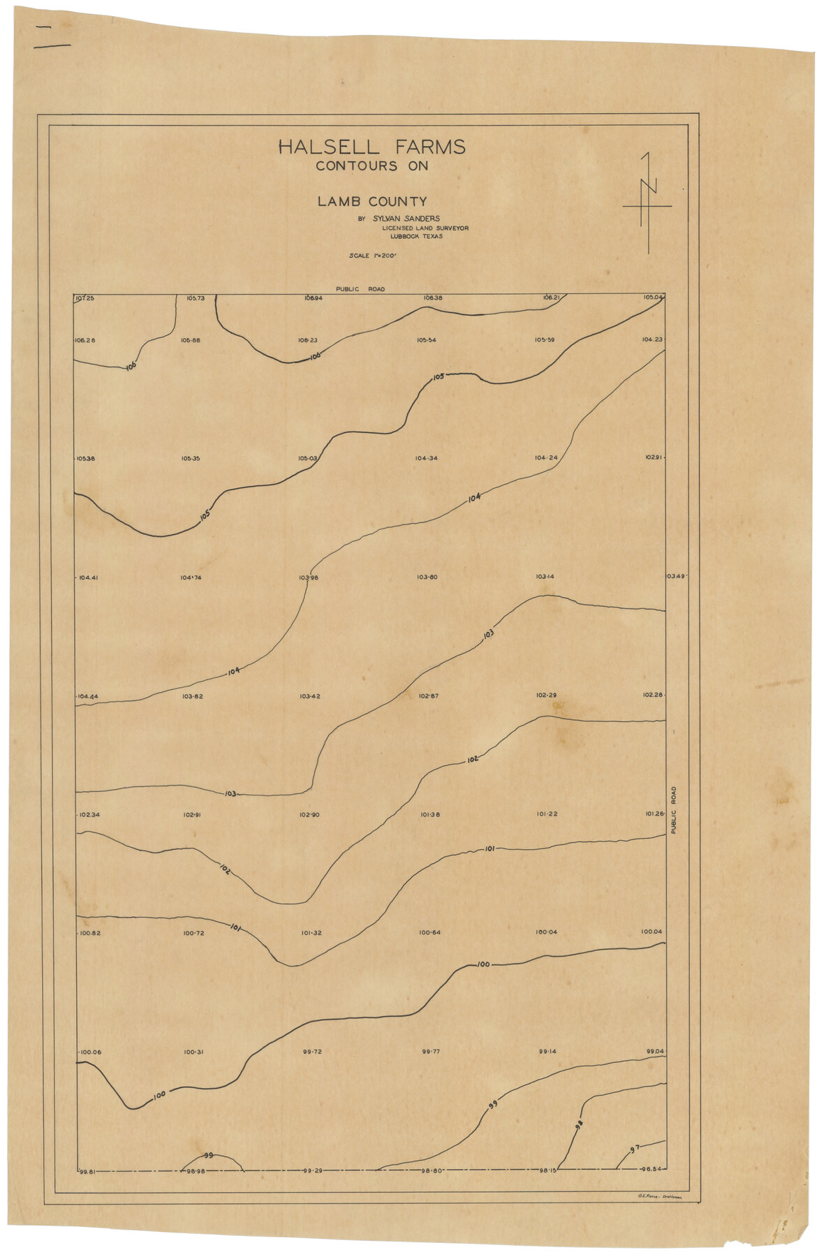 92399, Halsell Farms, Twichell Survey Records