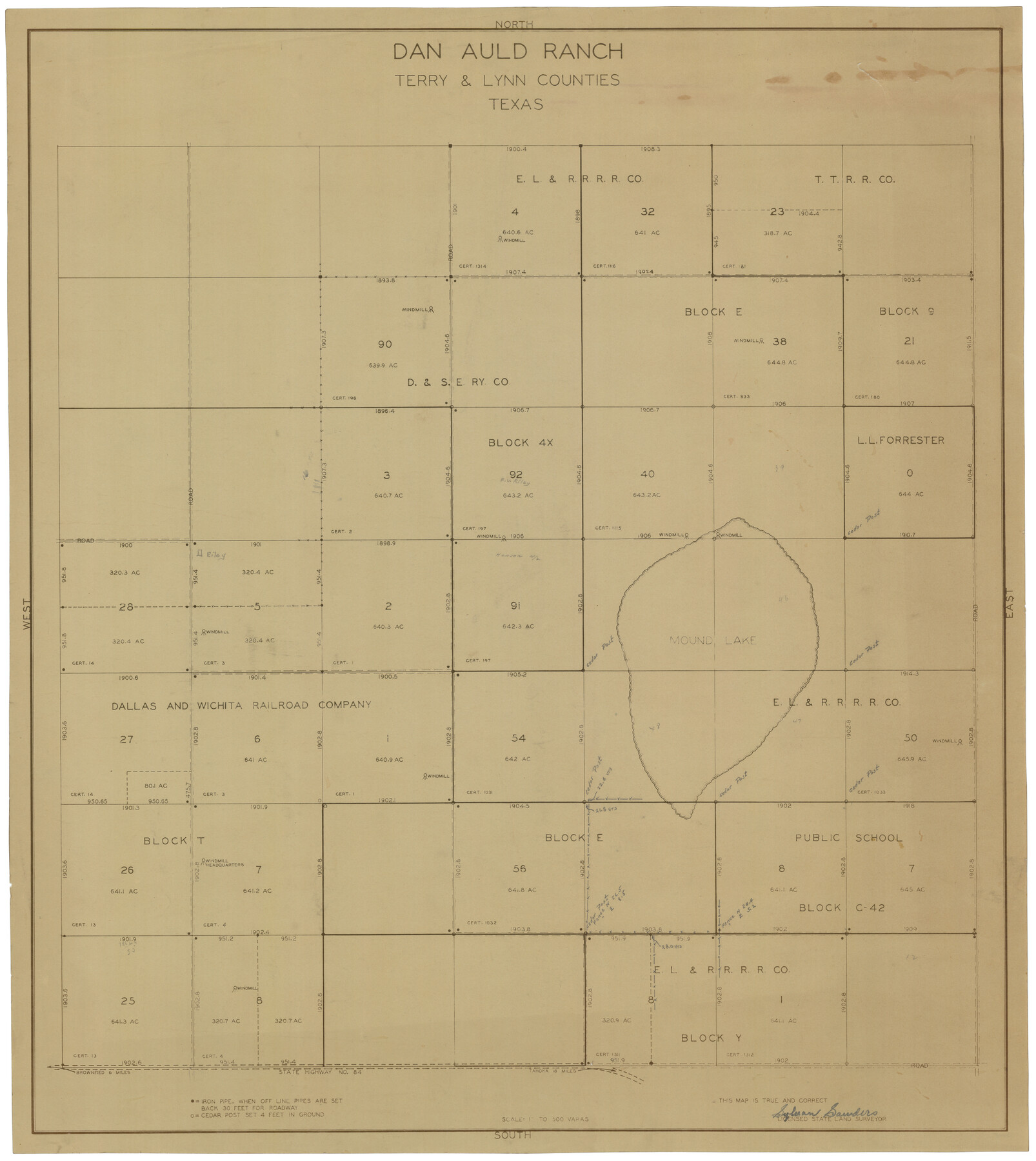 92432, Dan Auld Ranch, Twichell Survey Records