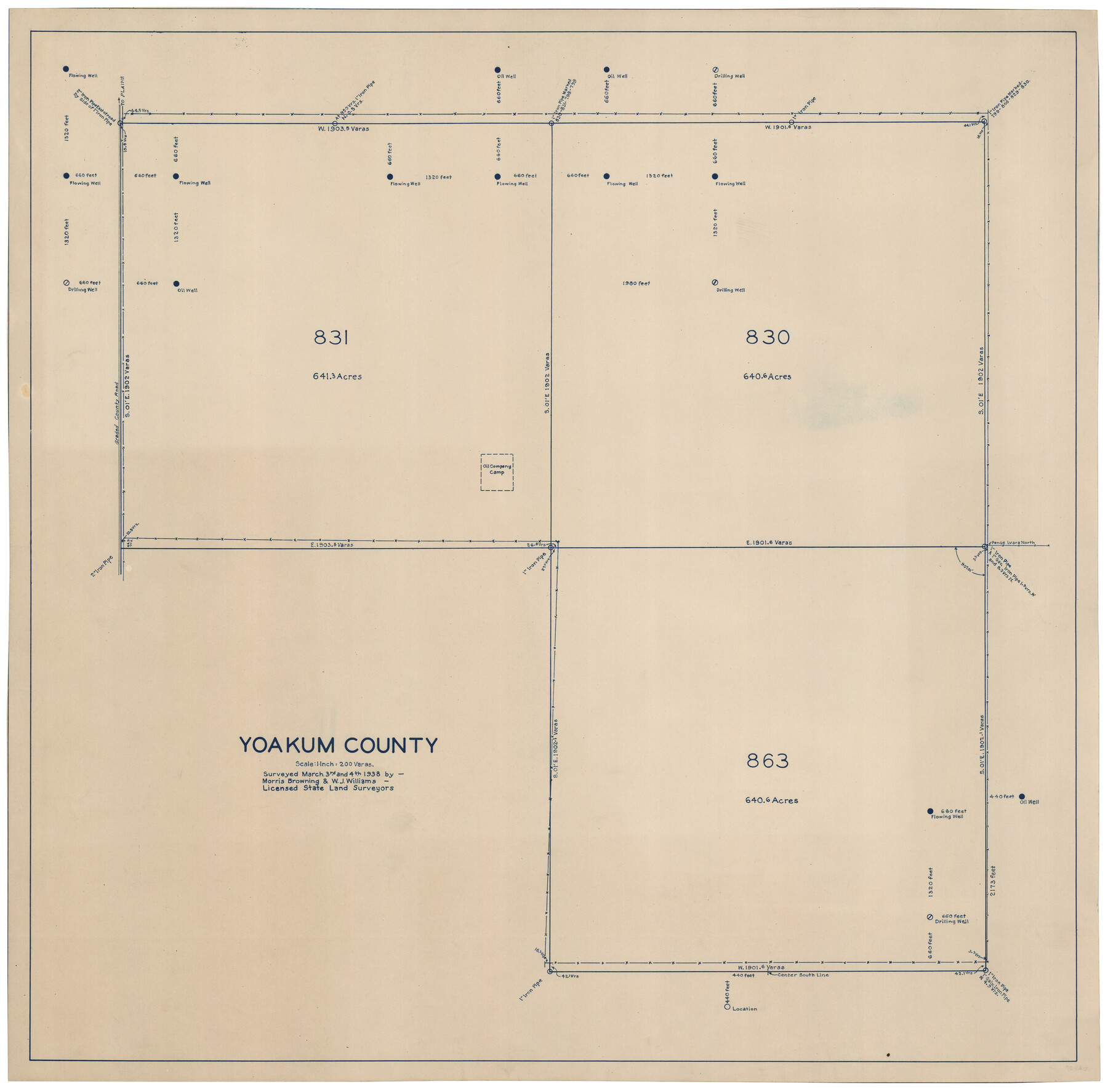 92446, Yoakum County, Twichell Survey Records