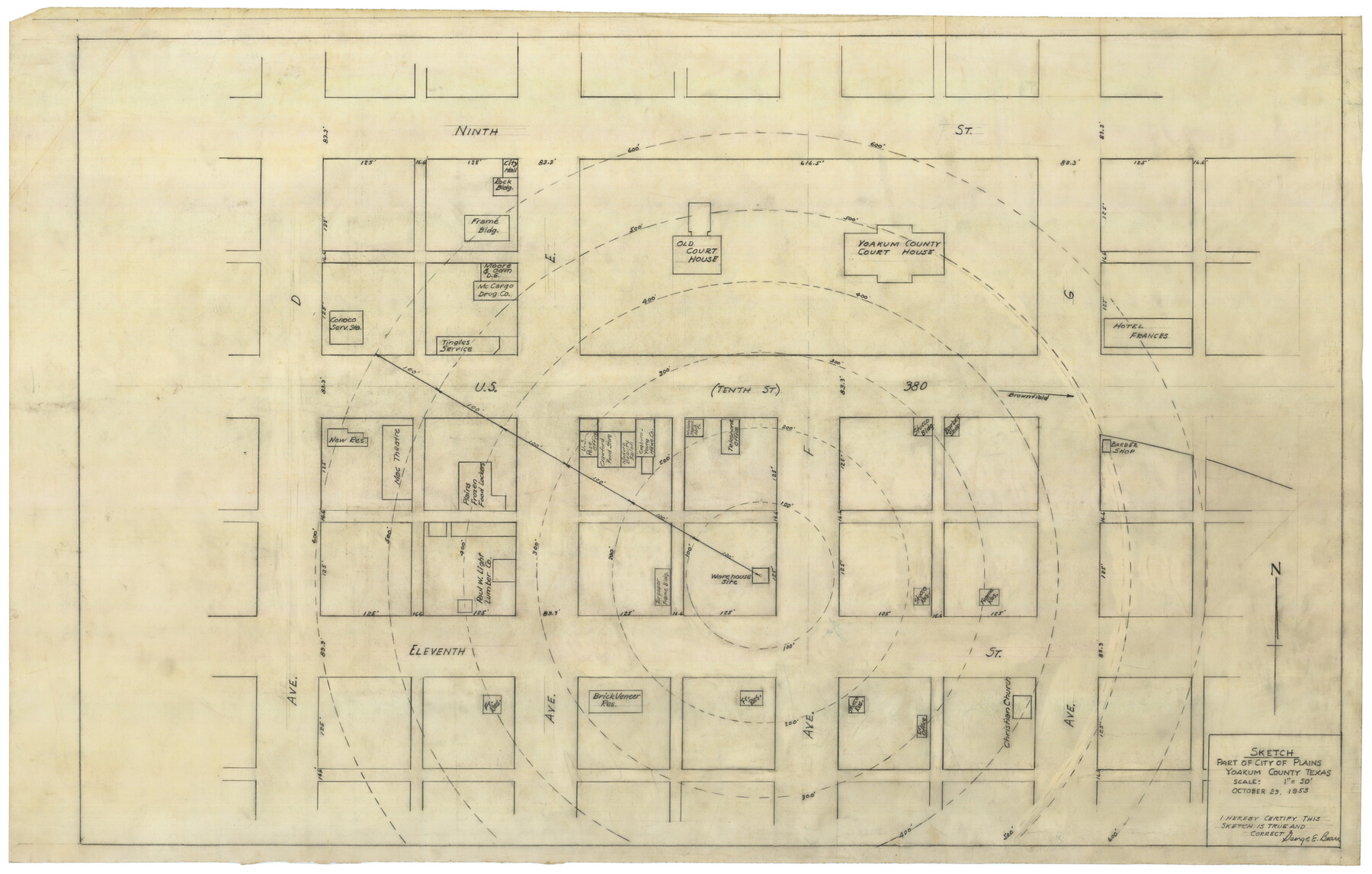 92449, Part of City of Plains, Twichell Survey Records