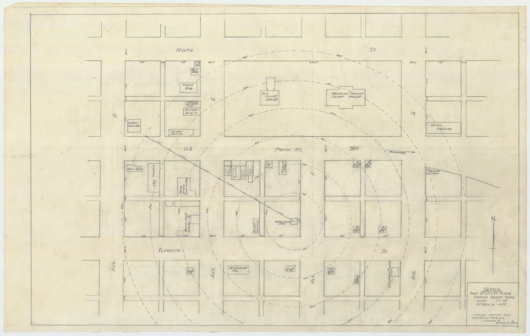 92449, Part of City of Plains, Twichell Survey Records