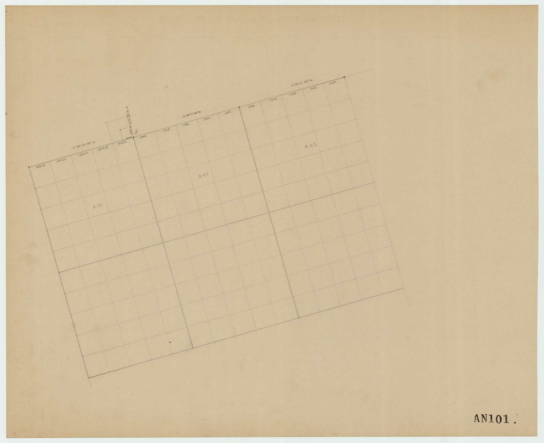 92451, [PSL A31-A26-A23], Twichell Survey Records