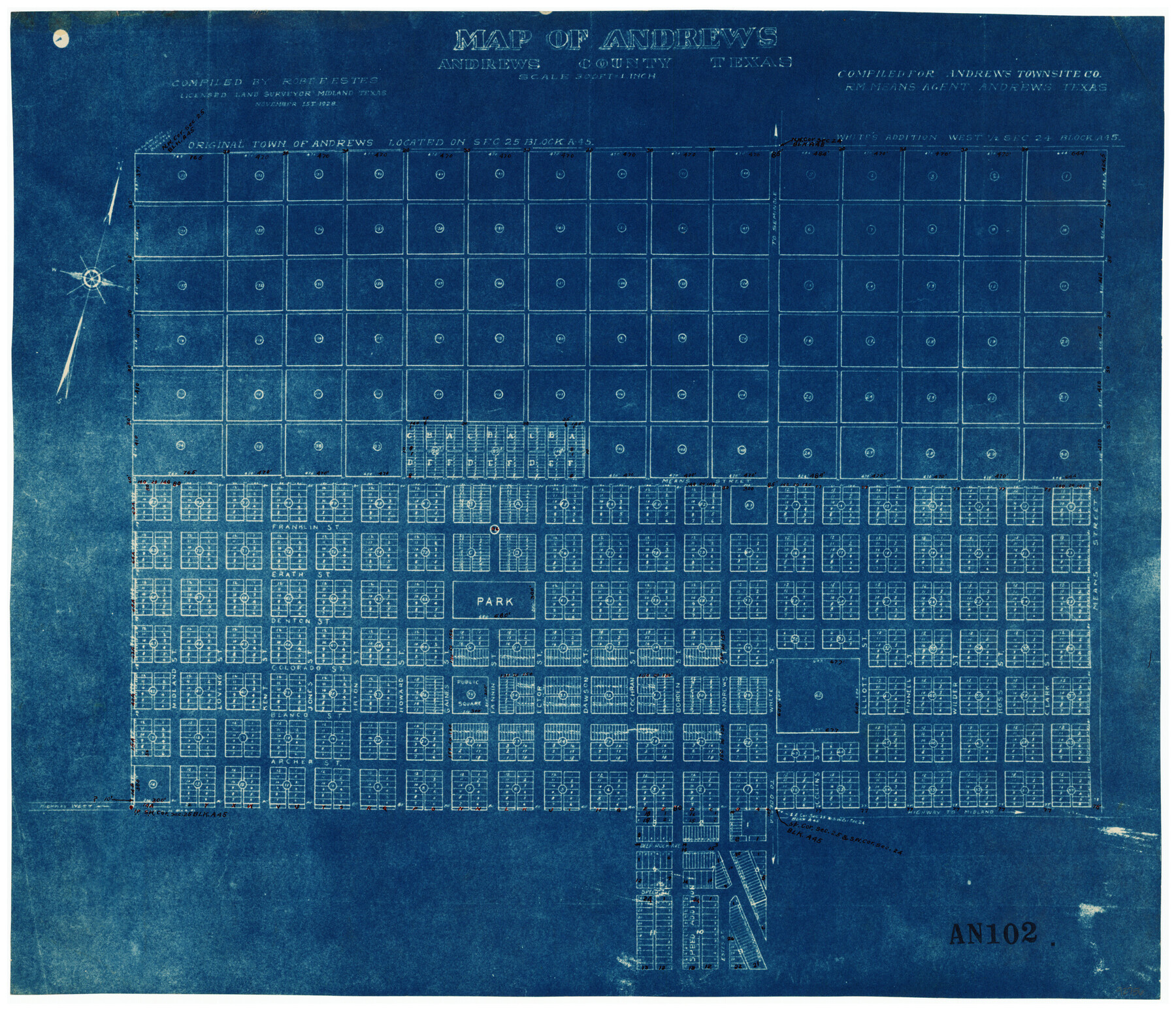 92452, Map of Andrews, Twichell Survey Records