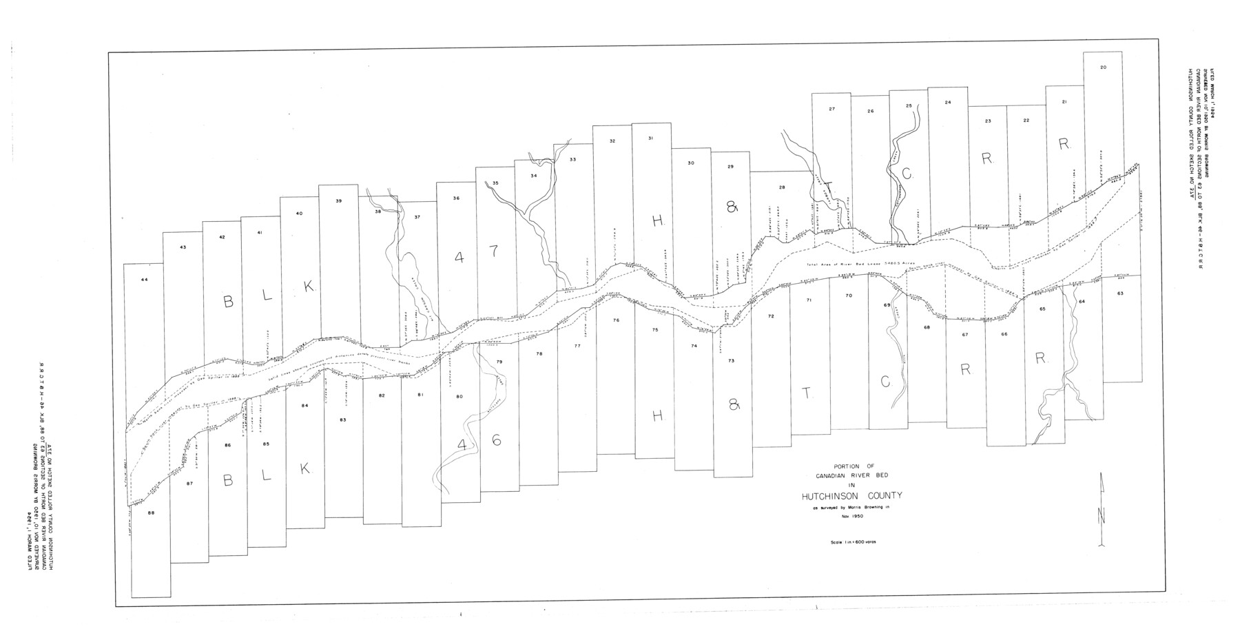 9247, Hutchinson County Rolled Sketch 37A, General Map Collection
