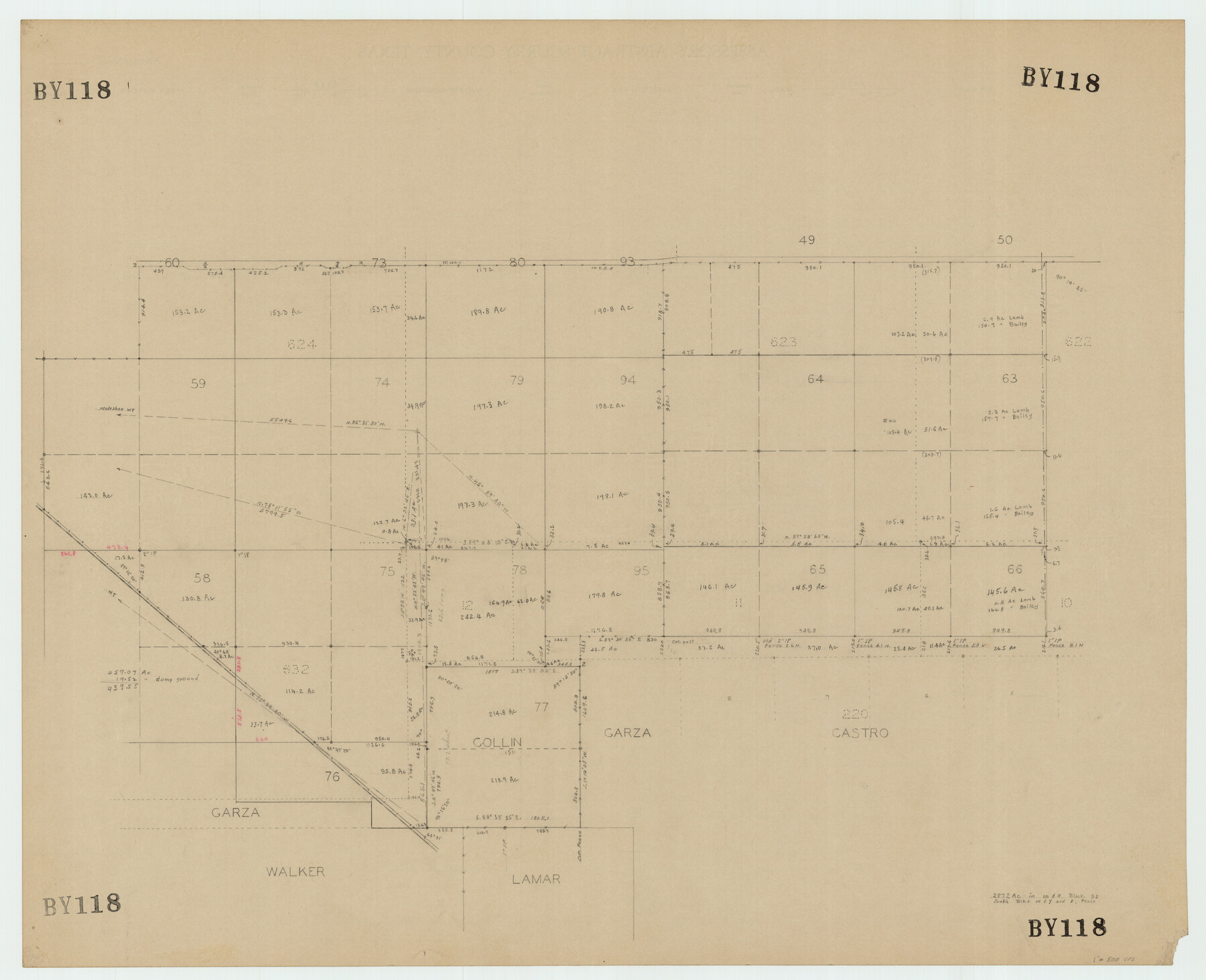 92478, [Sections 58 through 95], Twichell Survey Records