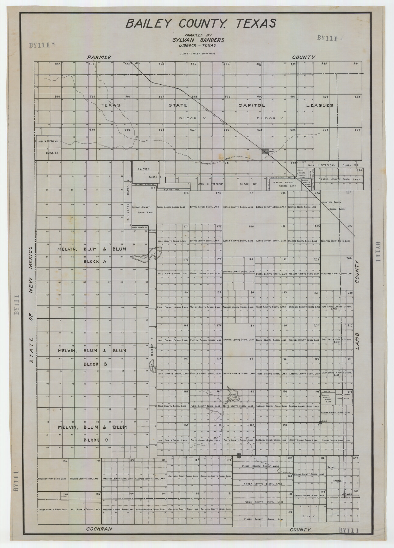 92528, Bailey County, Texas, Twichell Survey Records