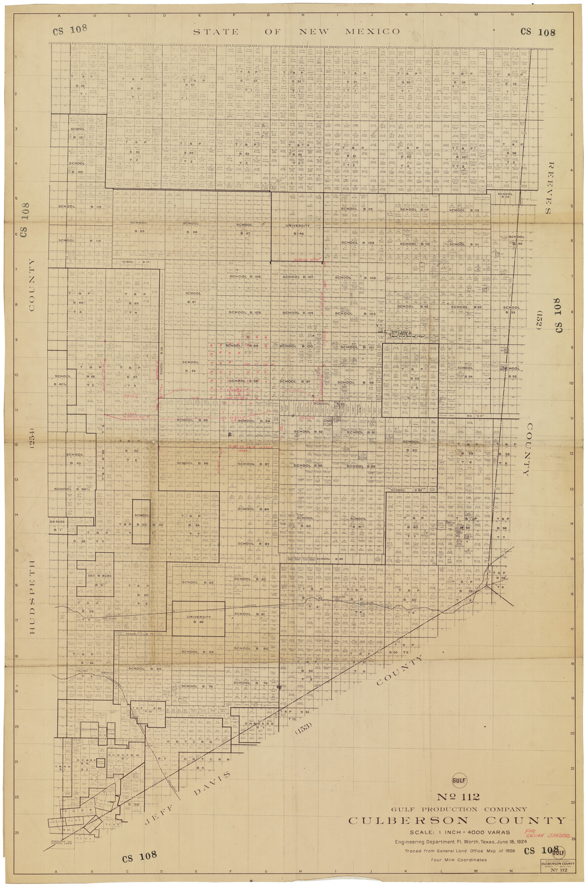 92559, Culberson County, Twichell Survey Records