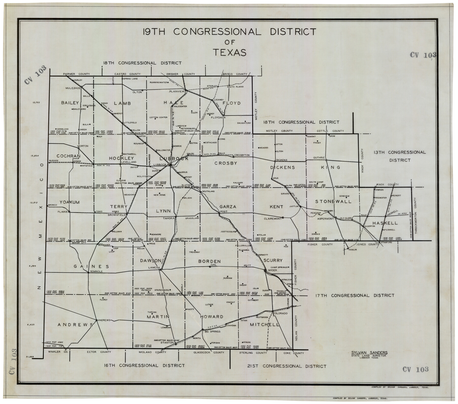 92610, 19th Congressional District of Texas, Twichell Survey Records