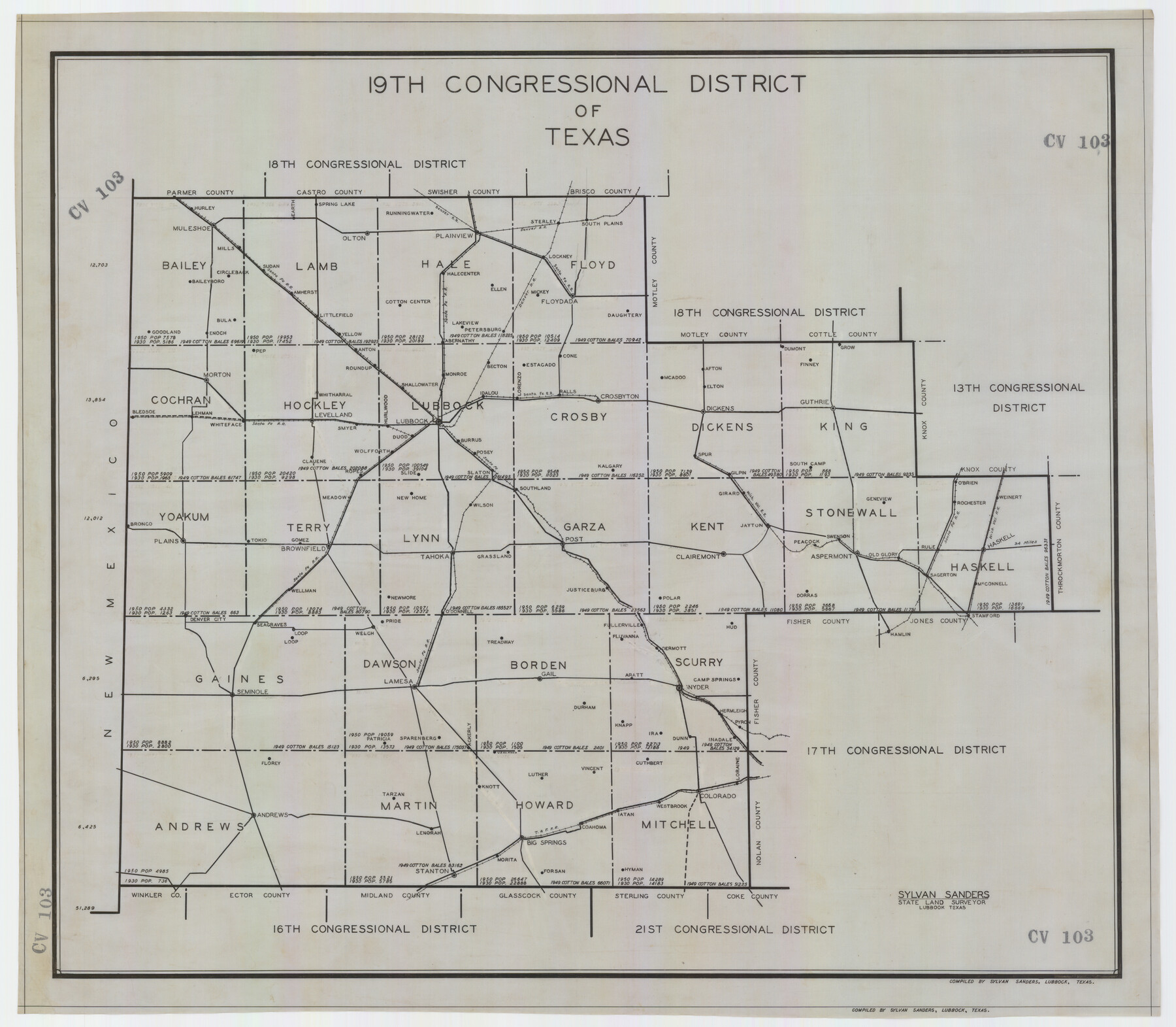 92610, 19th Congressional District of Texas, Twichell Survey Records