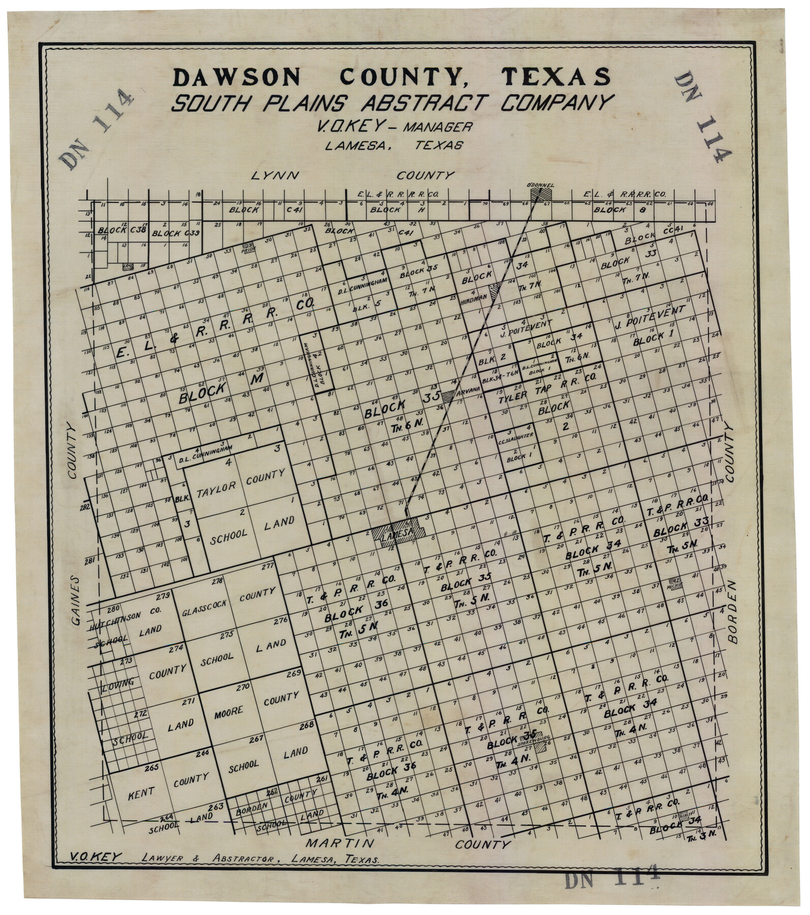 92620, Dawson County, Texas, Twichell Survey Records