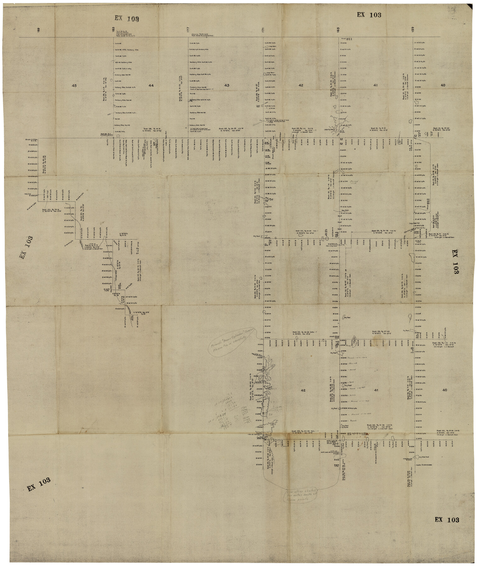 92636, [Ector County Line Descriptions], Twichell Survey Records