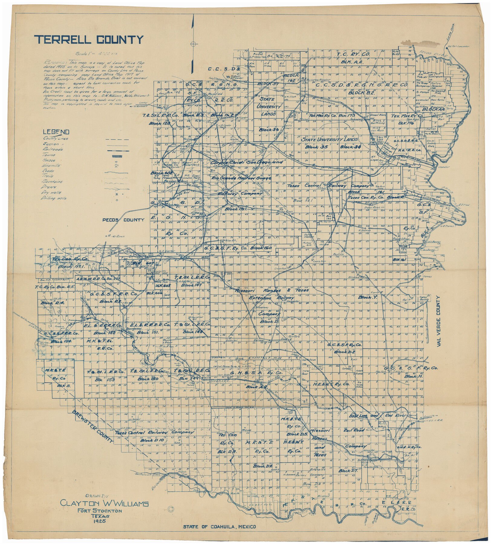 92806, Terrell County, Twichell Survey Records