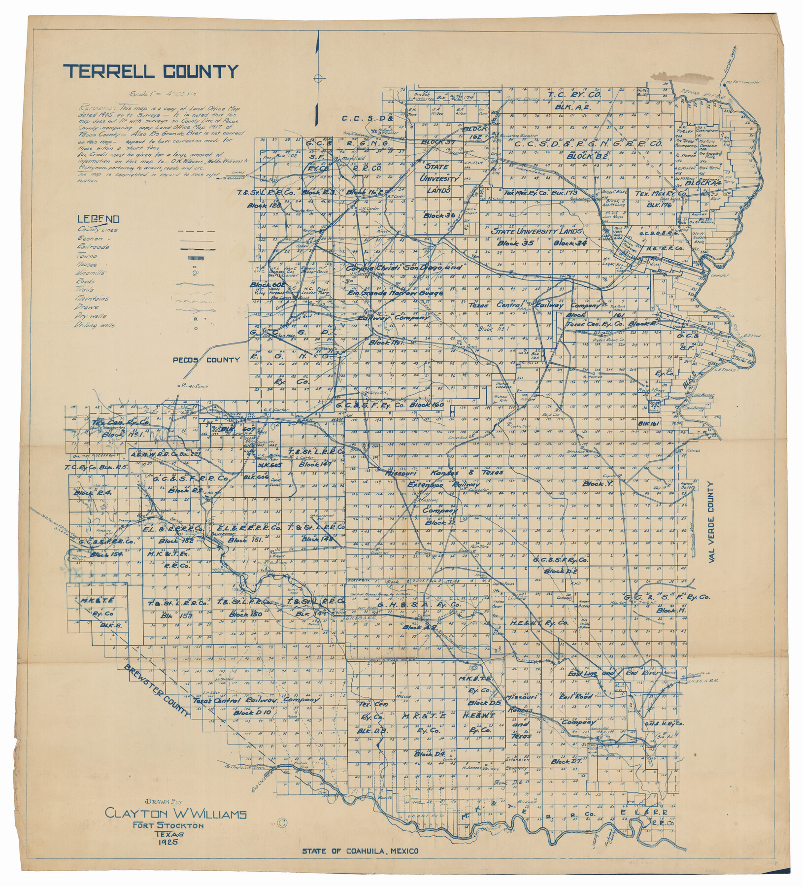 92806, Terrell County, Twichell Survey Records